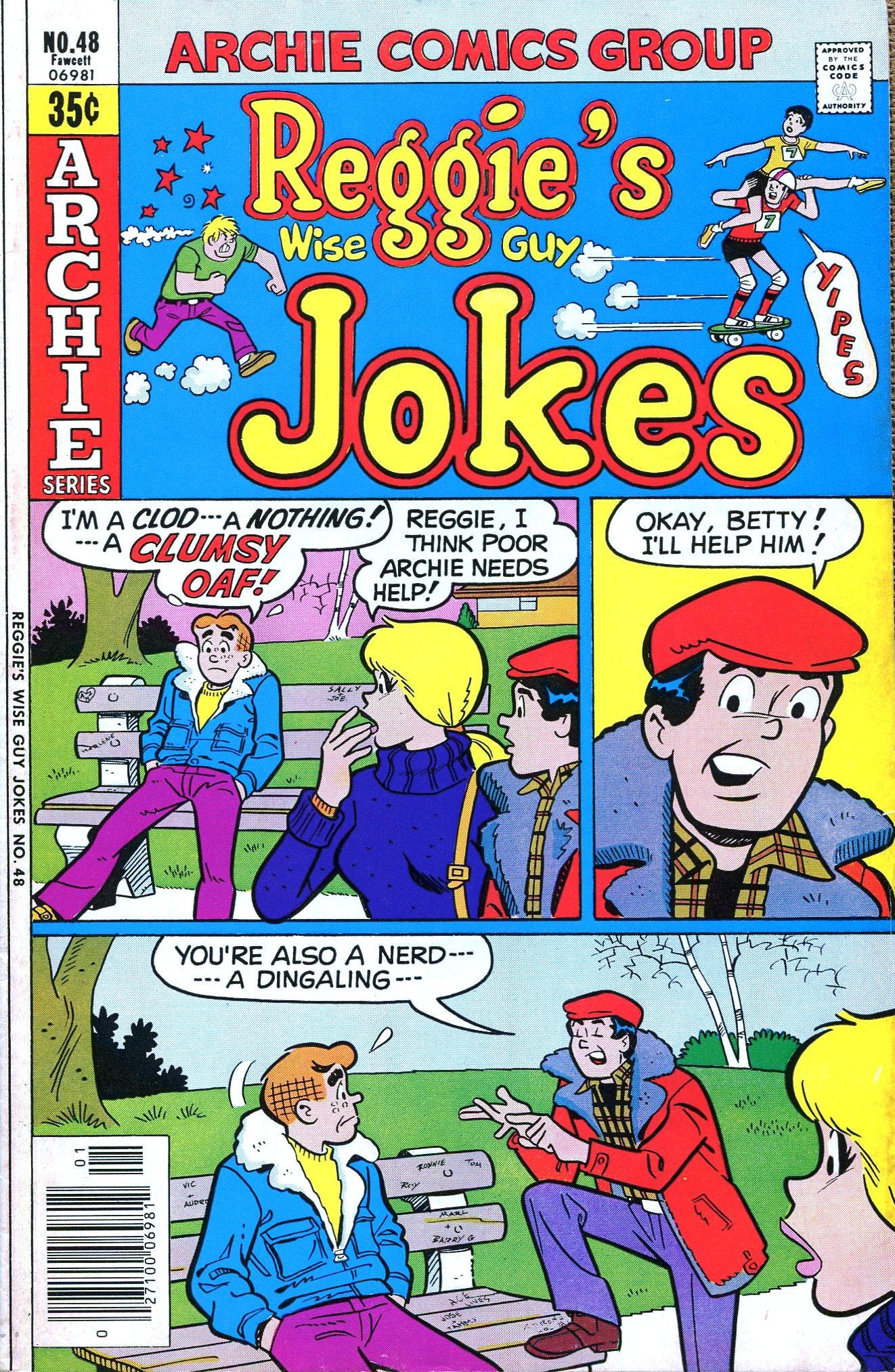 Read online Reggie's Wise Guy Jokes comic -  Issue #48 - 1