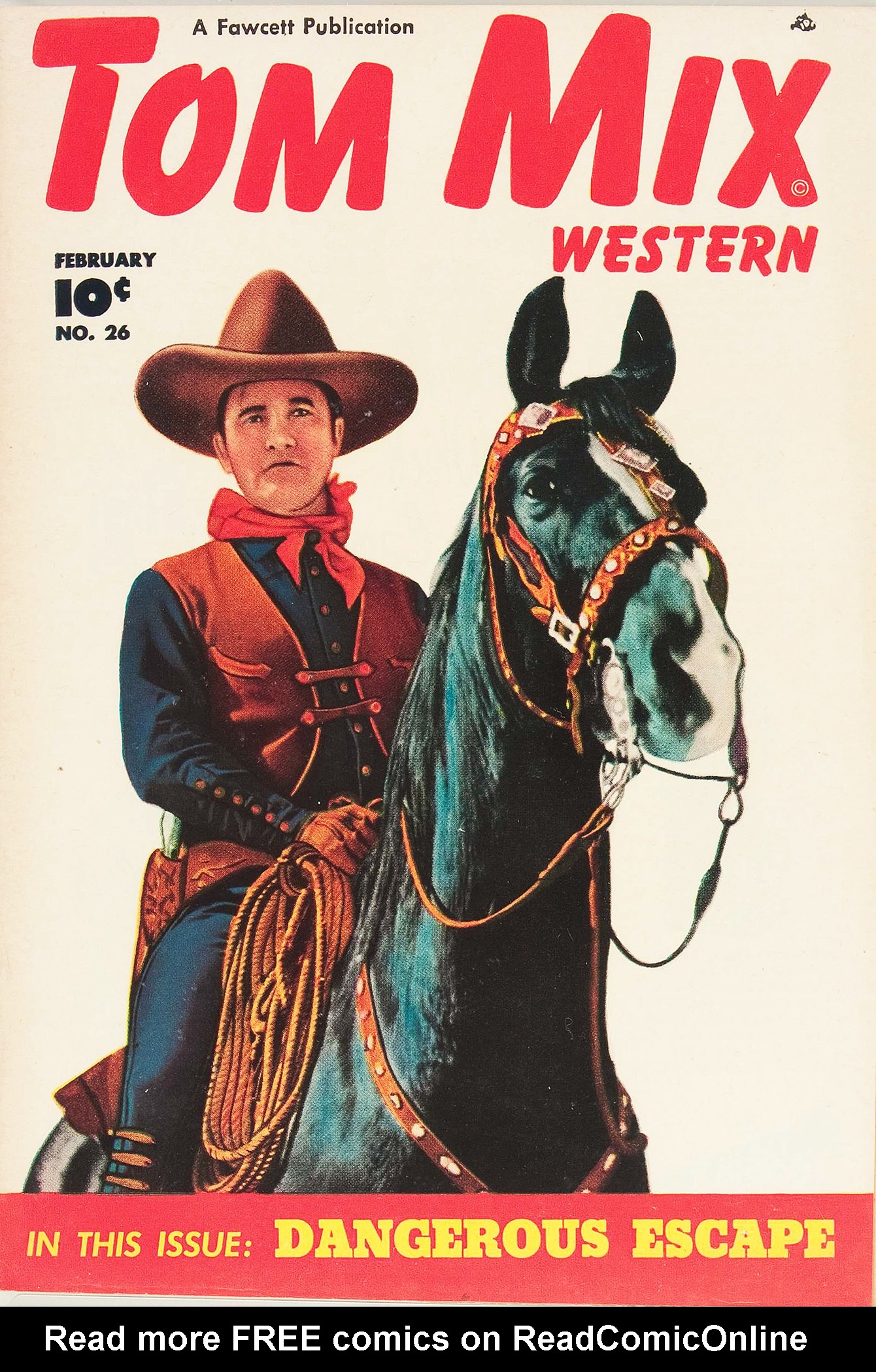 Read online Tom Mix Western (1948) comic -  Issue #26 - 1