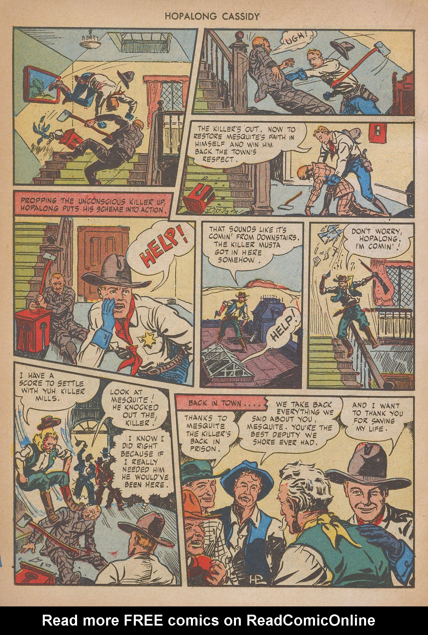 Read online Hopalong Cassidy comic -  Issue #2 - 34