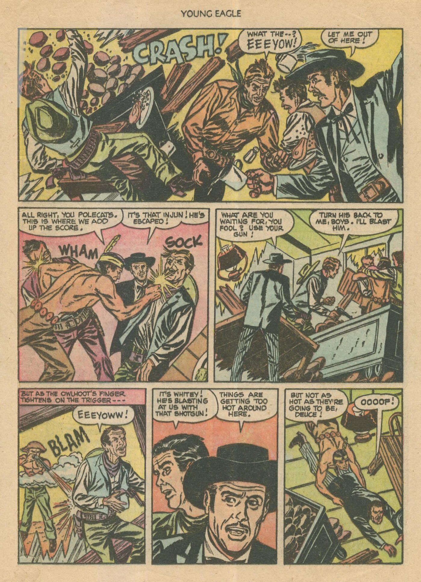 Read online Young Eagle comic -  Issue #9 - 32