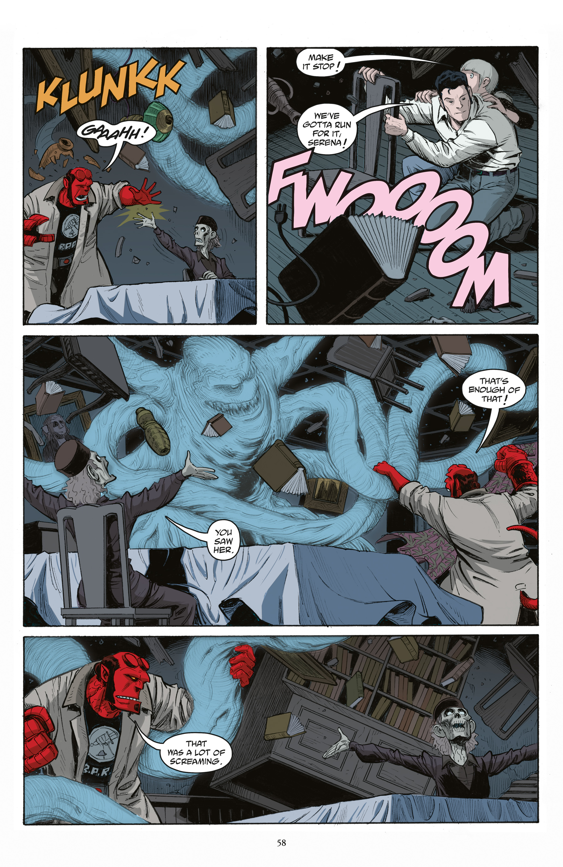 Read online Hellboy and the B.P.R.D.: The Secret of Chesbro House & Others comic -  Issue # TPB (Part 1) - 58