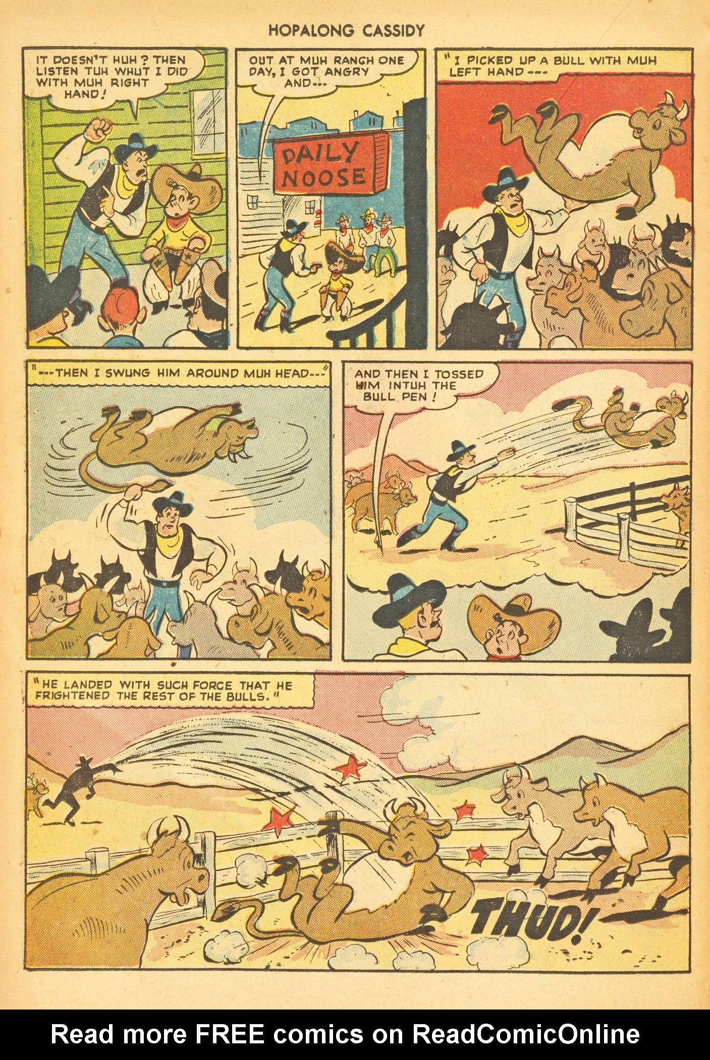Read online Hopalong Cassidy comic -  Issue #30 - 36