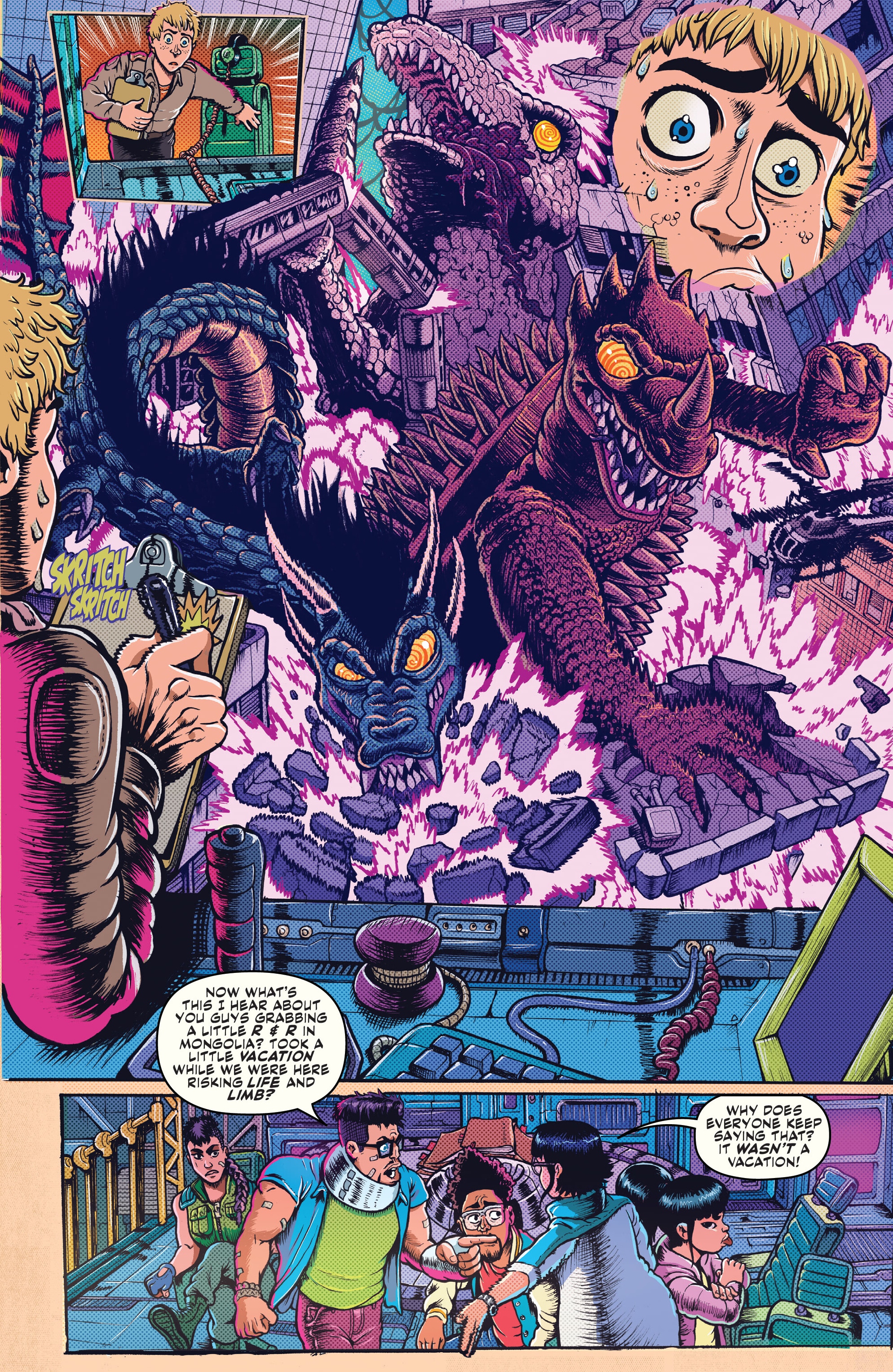 Read online Godzilla: War for Humanity comic -  Issue #3 - 5