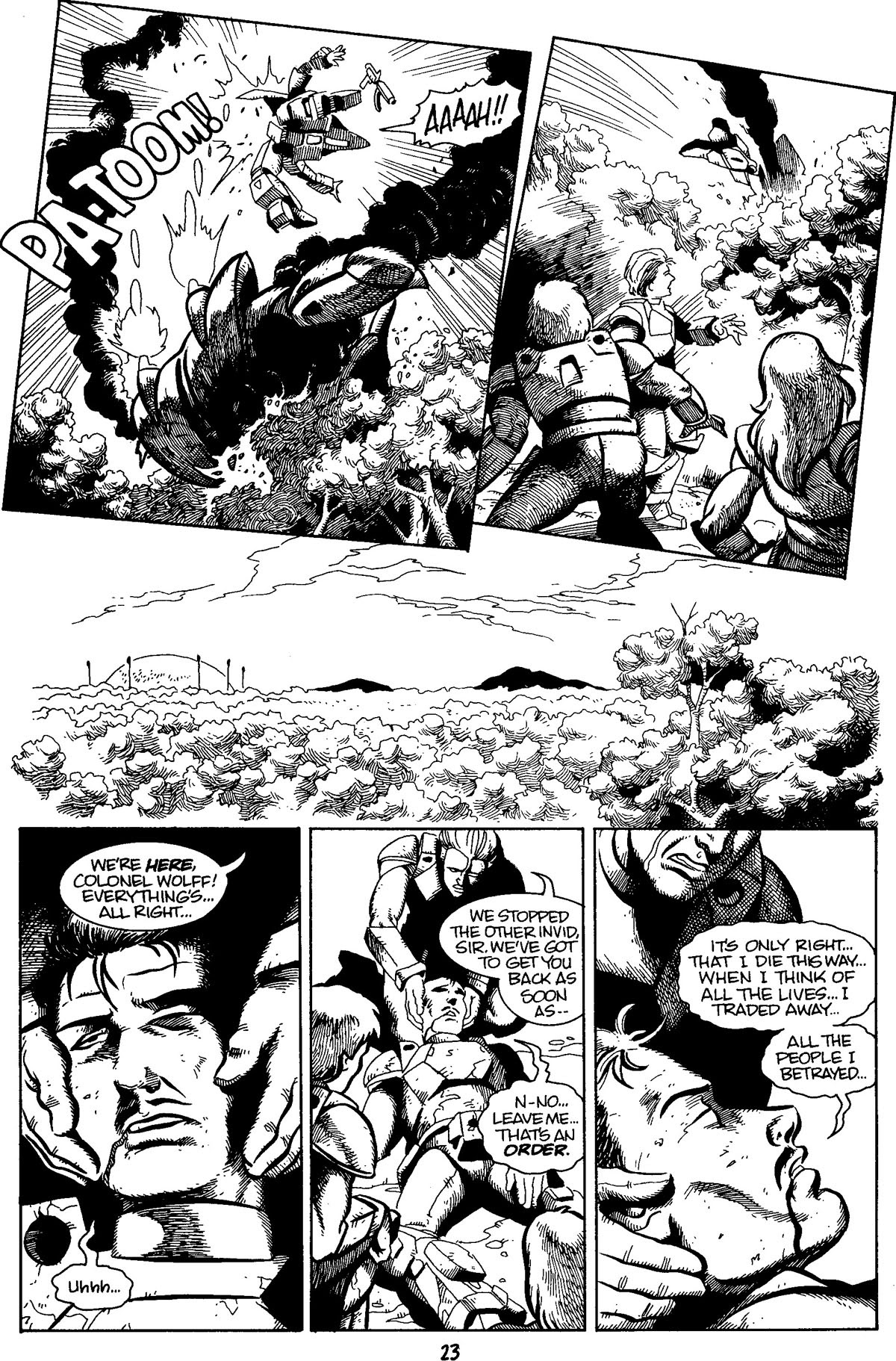 Read online Robotech: Invid War comic -  Issue #14 - 29