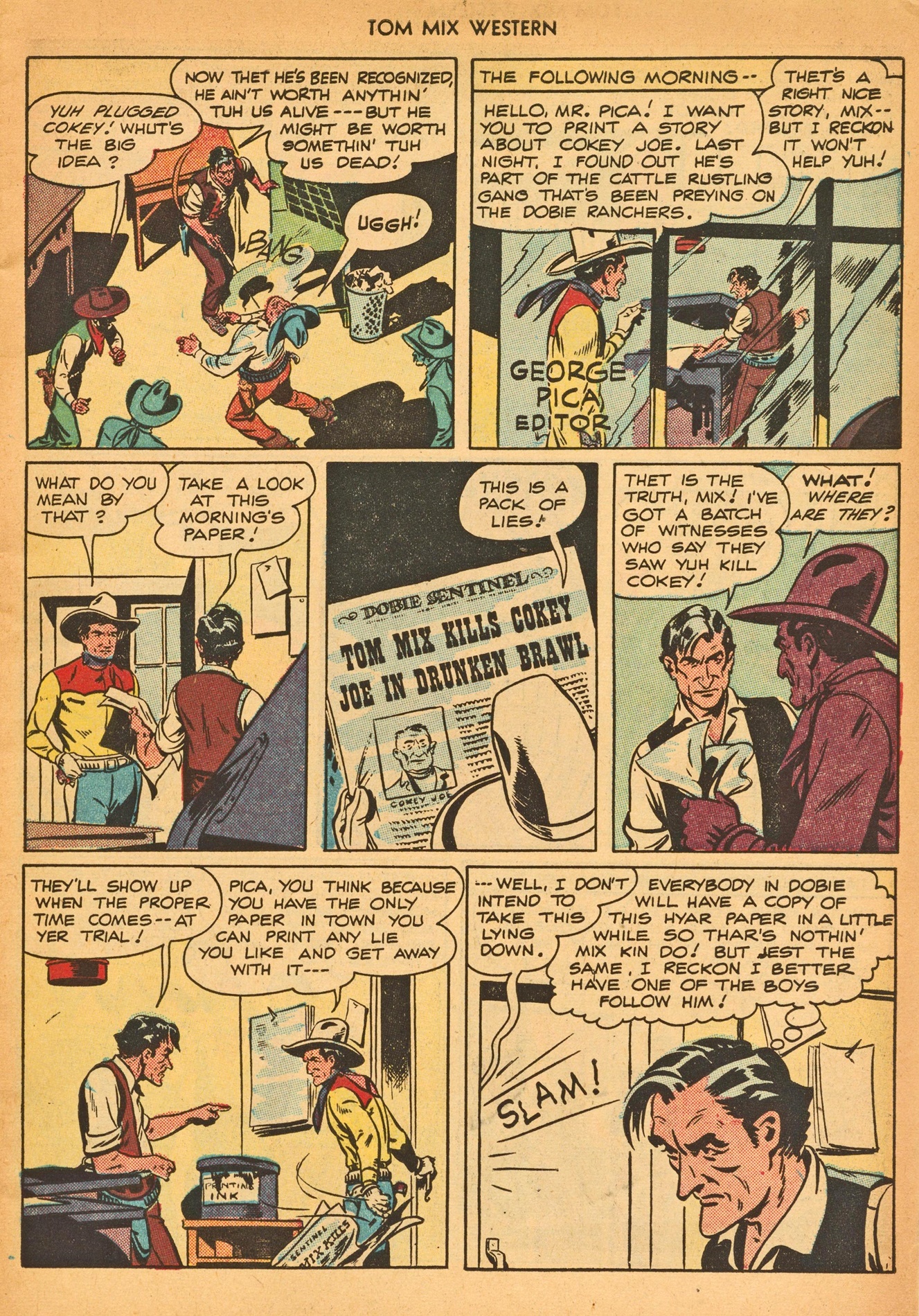 Read online Tom Mix Western (1948) comic -  Issue #8 - 7