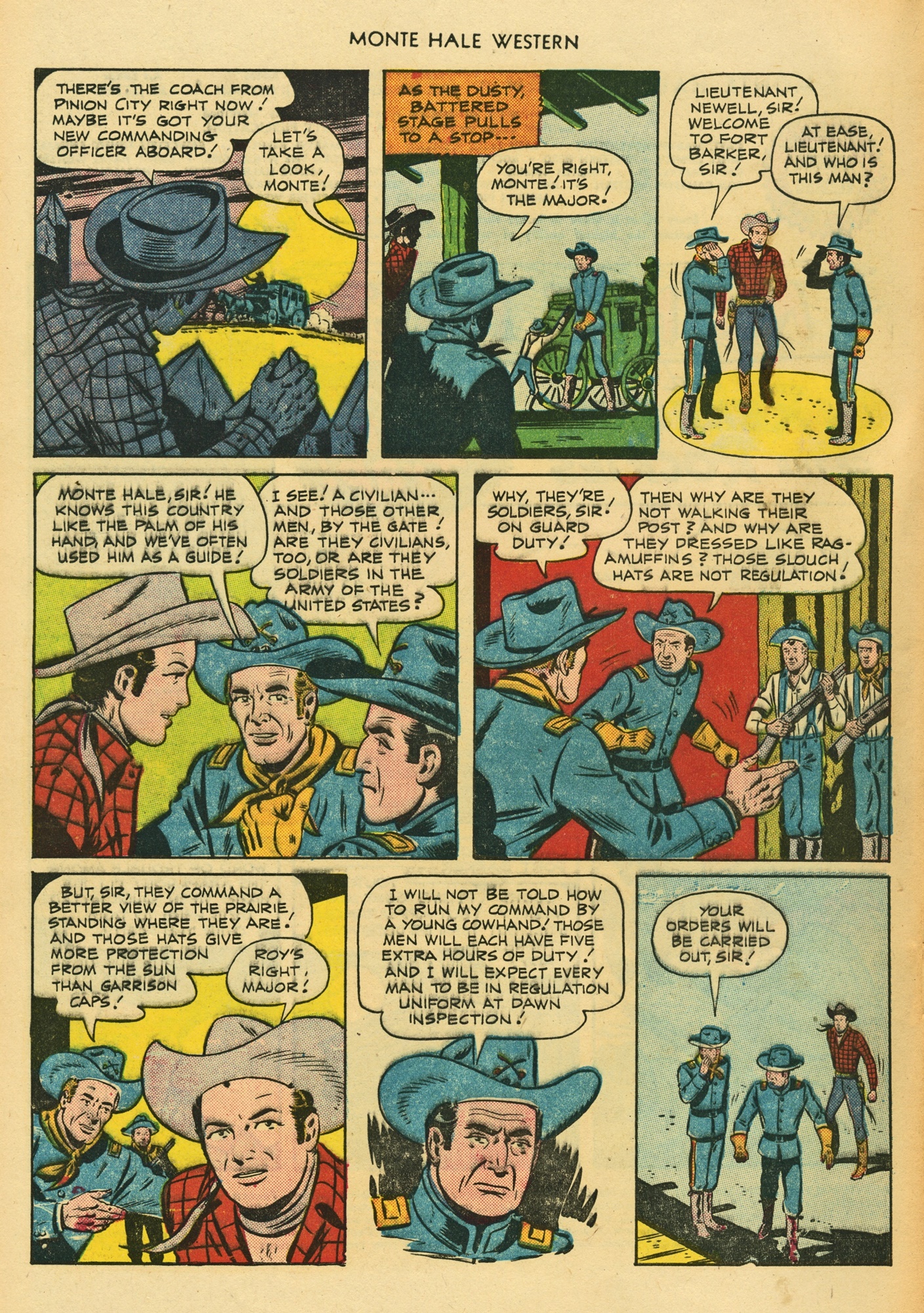 Read online Monte Hale Western comic -  Issue #60 - 4