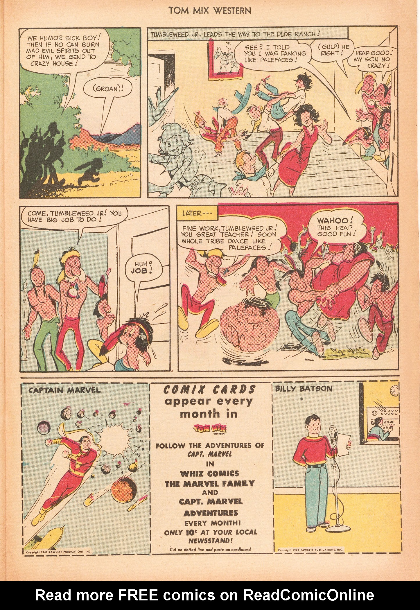 Read online Tom Mix Western (1948) comic -  Issue #25 - 39