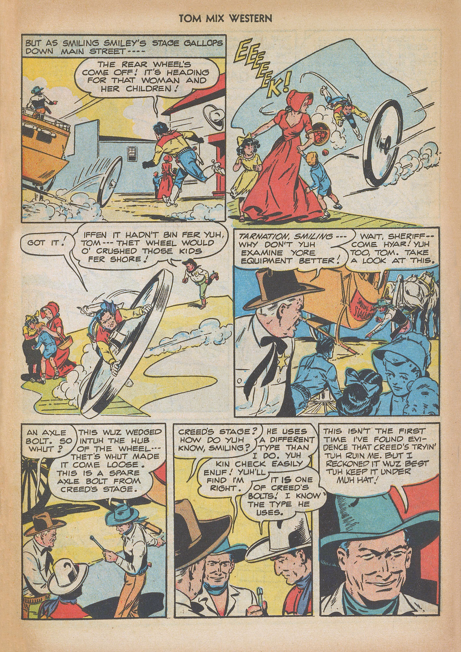 Read online Tom Mix Western (1948) comic -  Issue #10 - 33