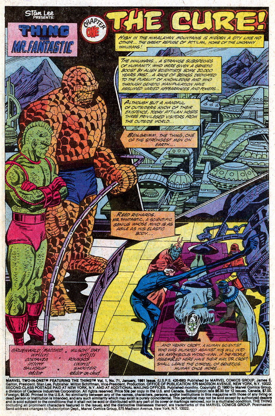 Read online Marvel Two-In-One comic -  Issue #71 - 2