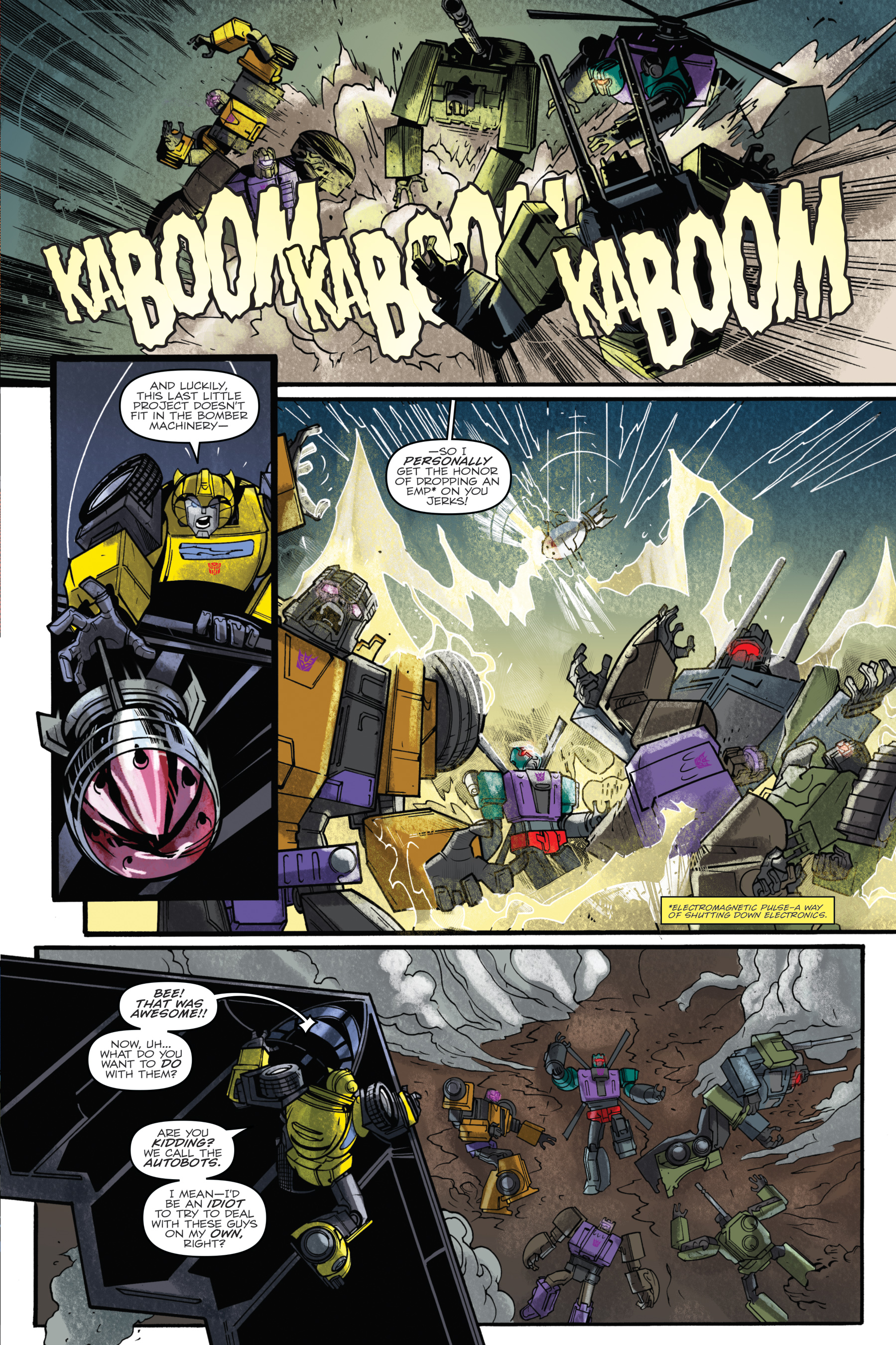 Read online Transformers: Bumblebee - Win If You Dare comic -  Issue # TPB - 61