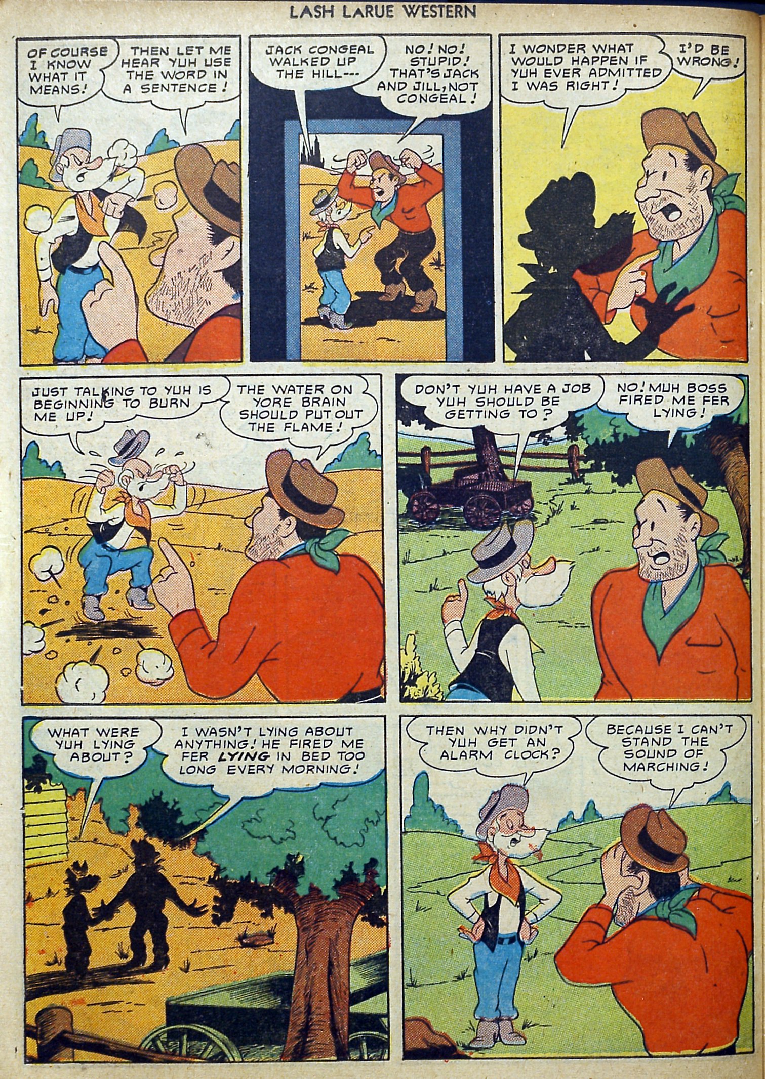 Read online Lash Larue Western (1949) comic -  Issue #11 - 38