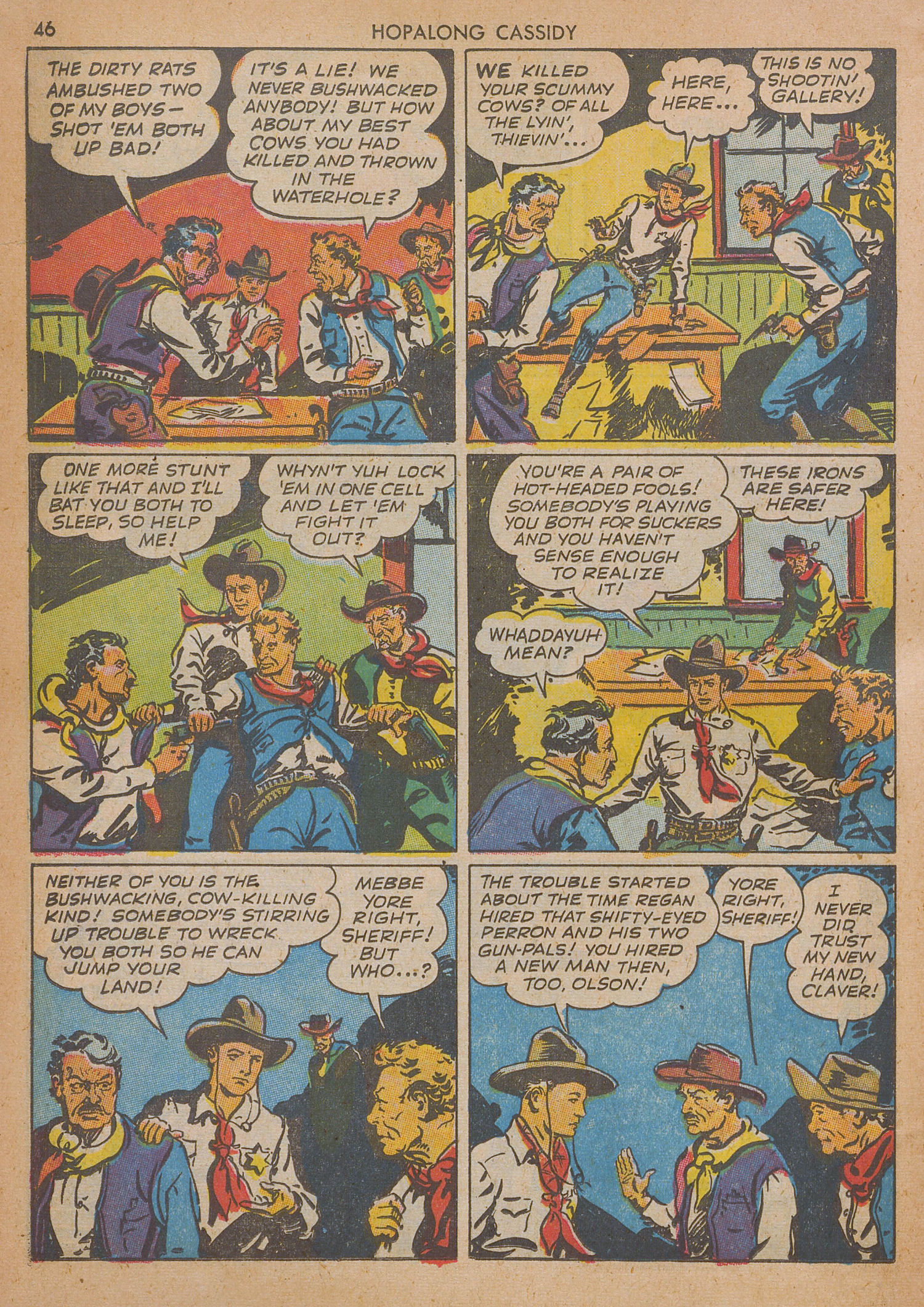 Read online Hopalong Cassidy comic -  Issue #1 - 45