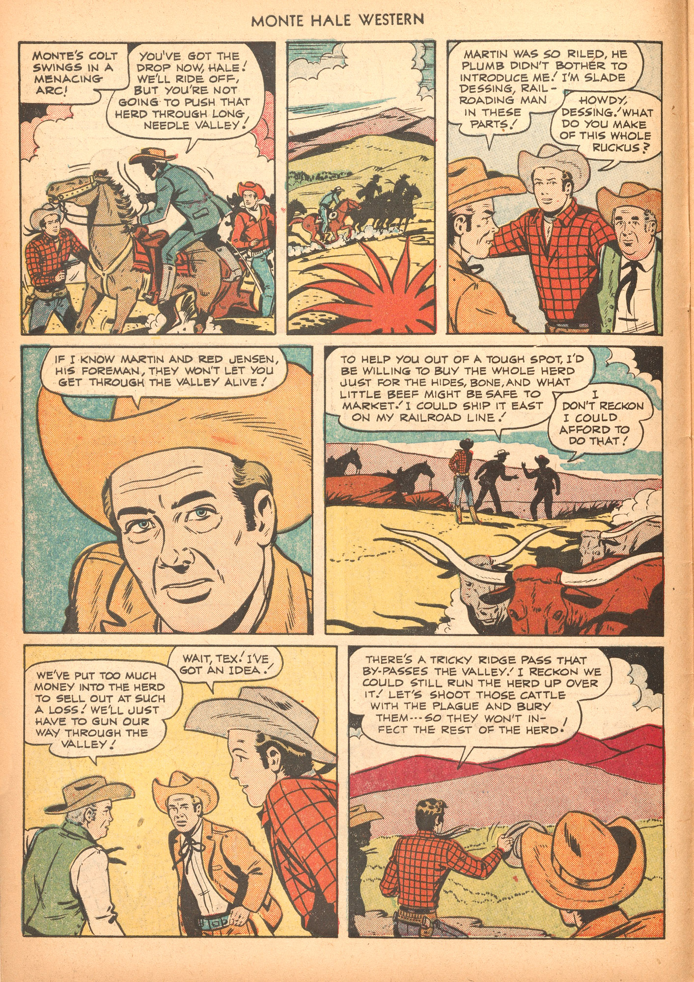 Read online Monte Hale Western comic -  Issue #64 - 6