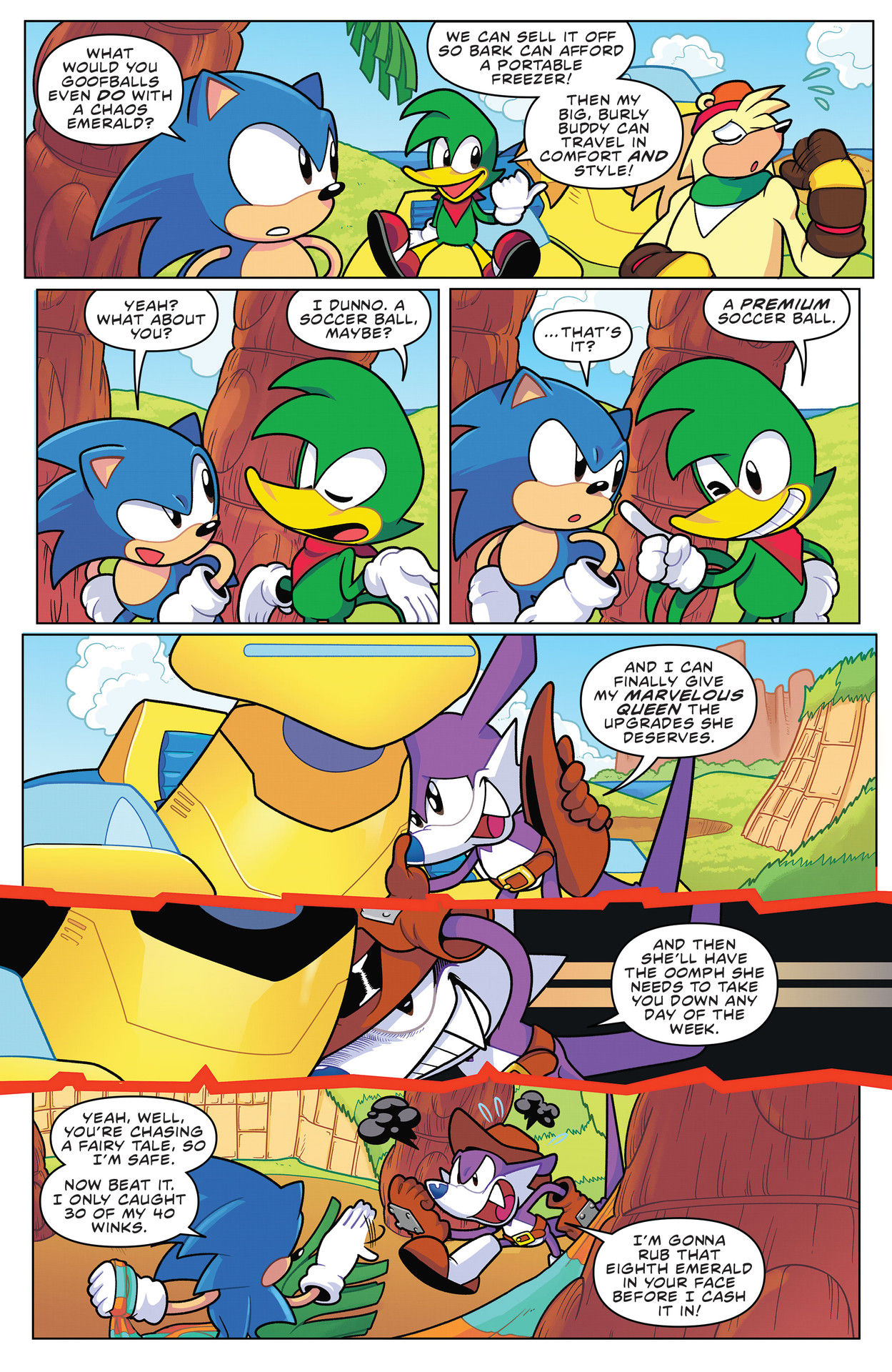 Read online Sonic the Hedgehog: Fang the Hunter comic -  Issue #1 - 10