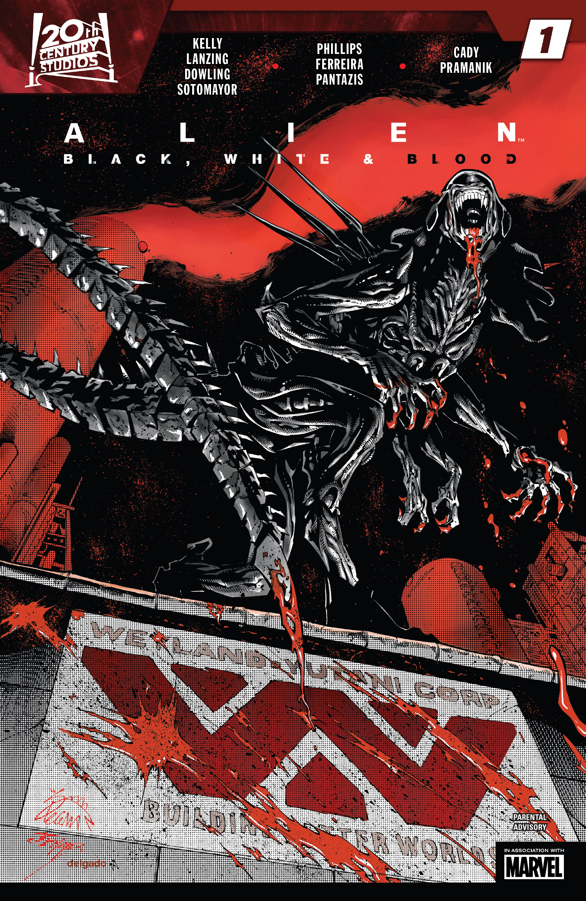 Read online Alien: Black, White & Blood comic -  Issue #1 - 1