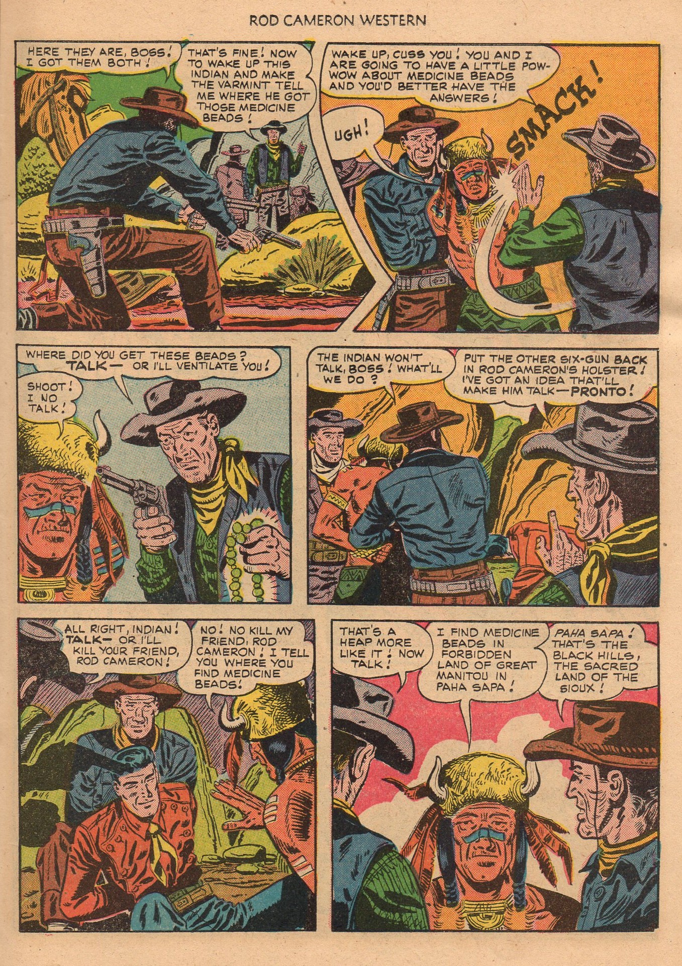 Read online Rod Cameron Western comic -  Issue #6 - 15