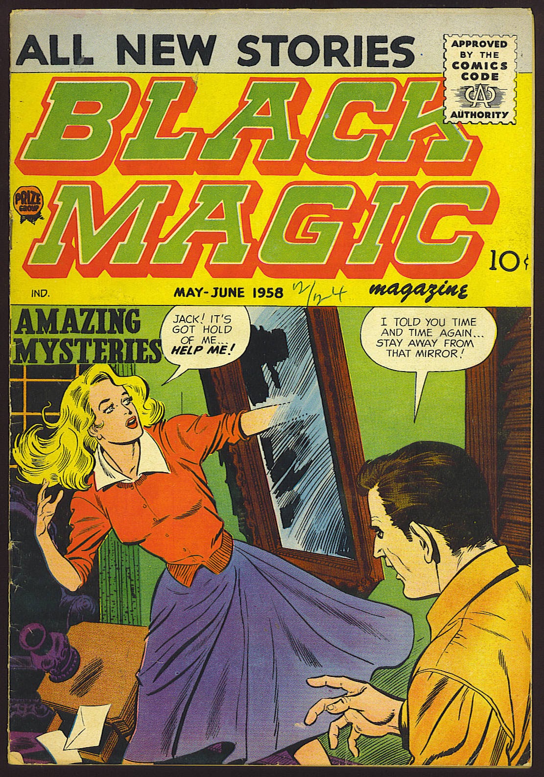 Read online Black Magic (1950) comic -  Issue #38 - 1