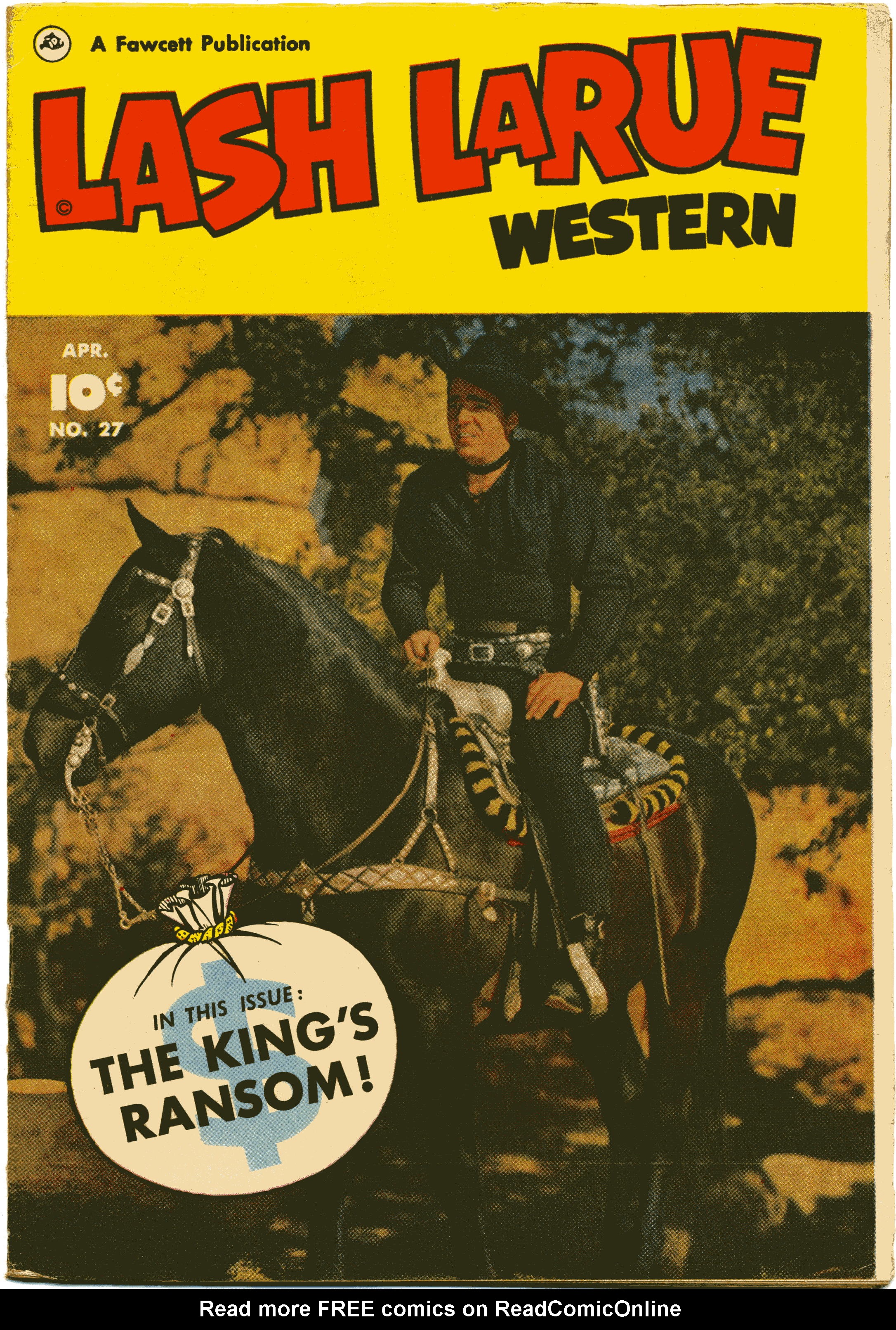 Read online Lash Larue Western (1949) comic -  Issue #27 - 1