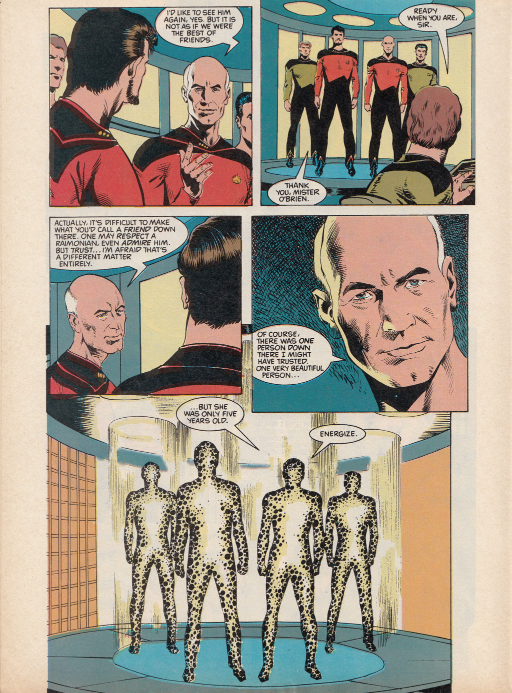 Read online Star Trek The Next Generation (1990) comic -  Issue #8 - 10