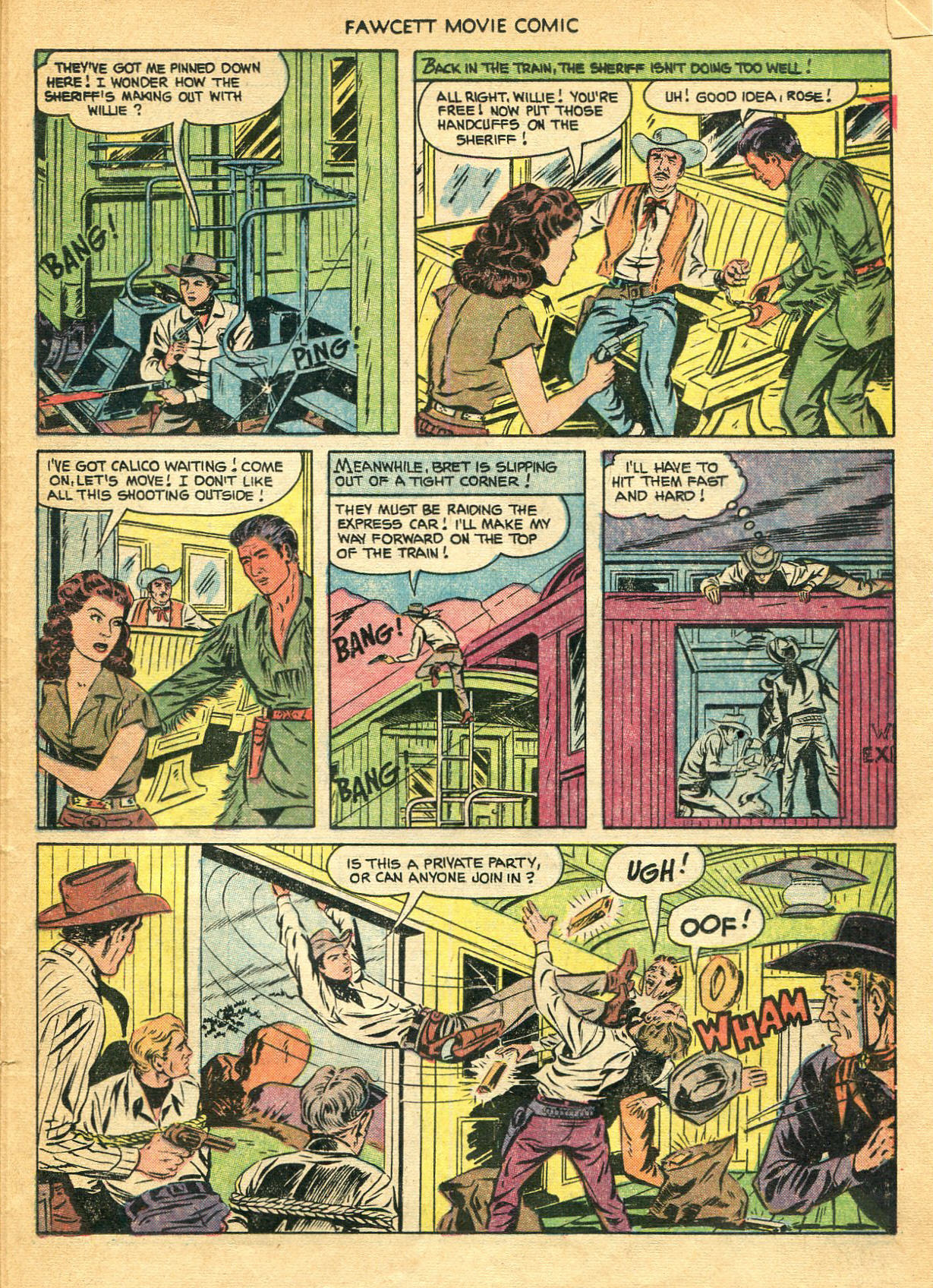 Read online Fawcett Movie Comic comic -  Issue #17 - 25