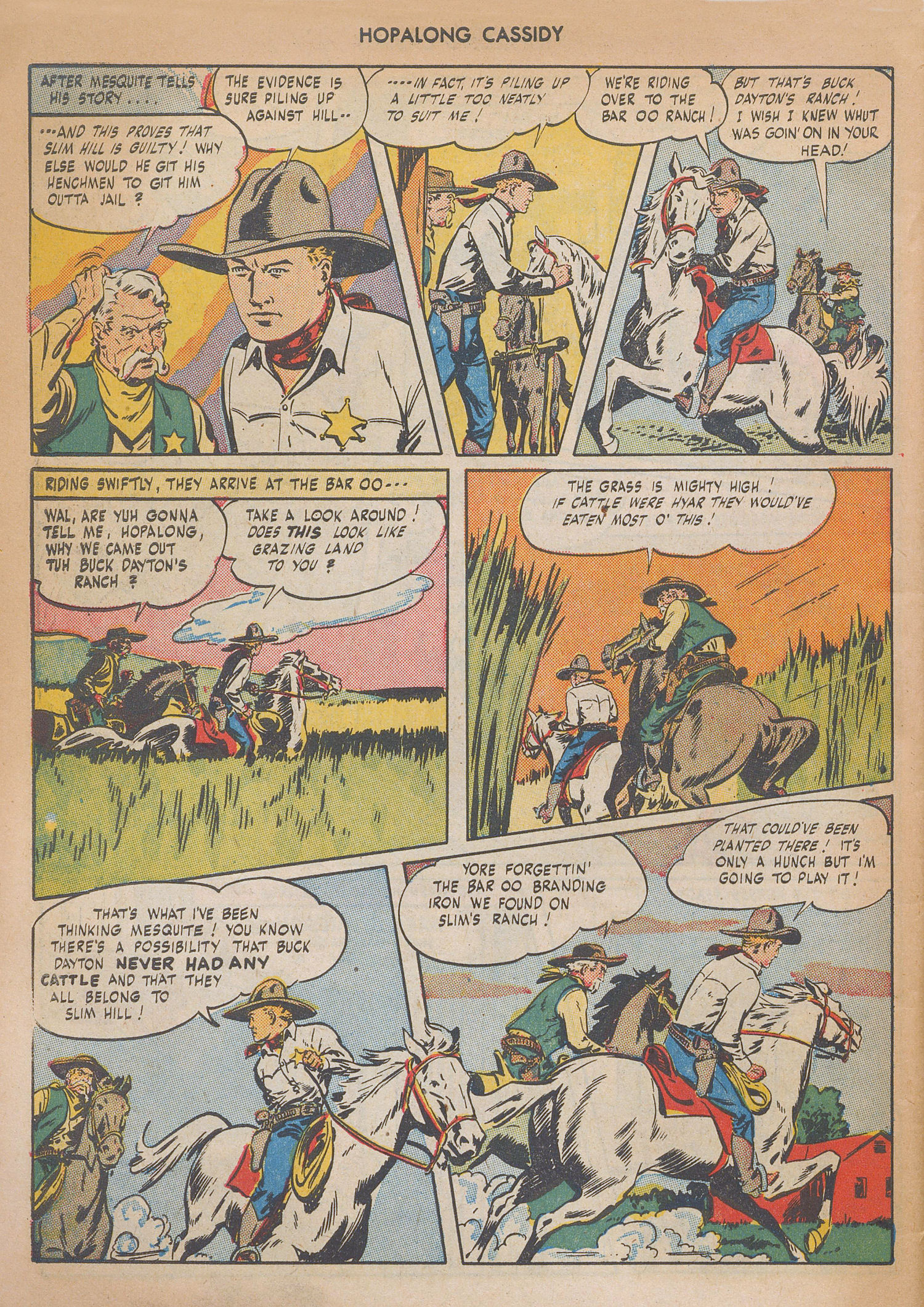 Read online Hopalong Cassidy comic -  Issue #4 - 46