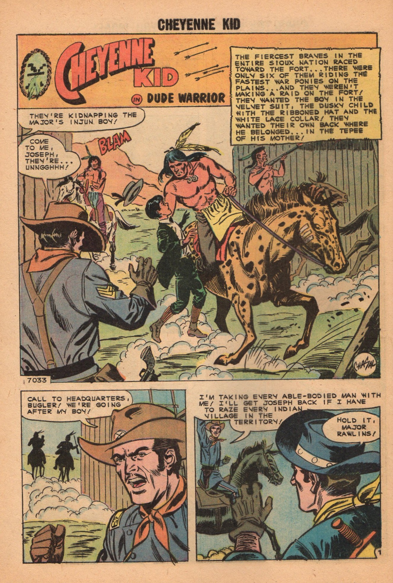Read online Cheyenne Kid comic -  Issue #27 - 28