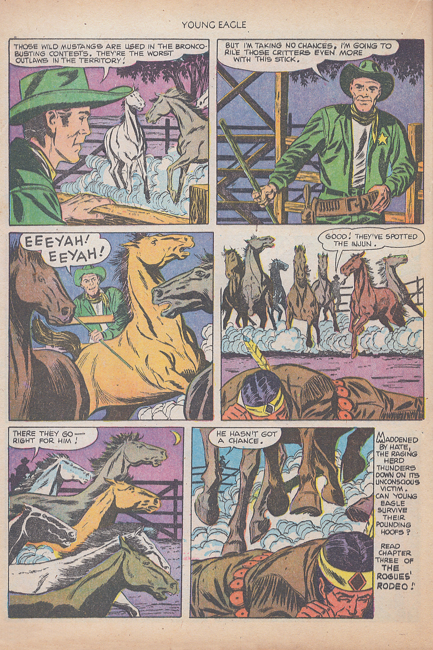 Read online Young Eagle comic -  Issue #8 - 22