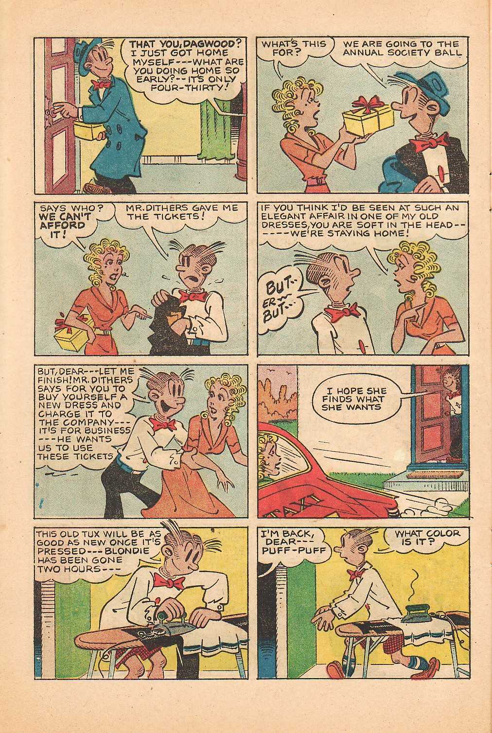 Read online Blondie Comics (1960) comic -  Issue #143 - 8