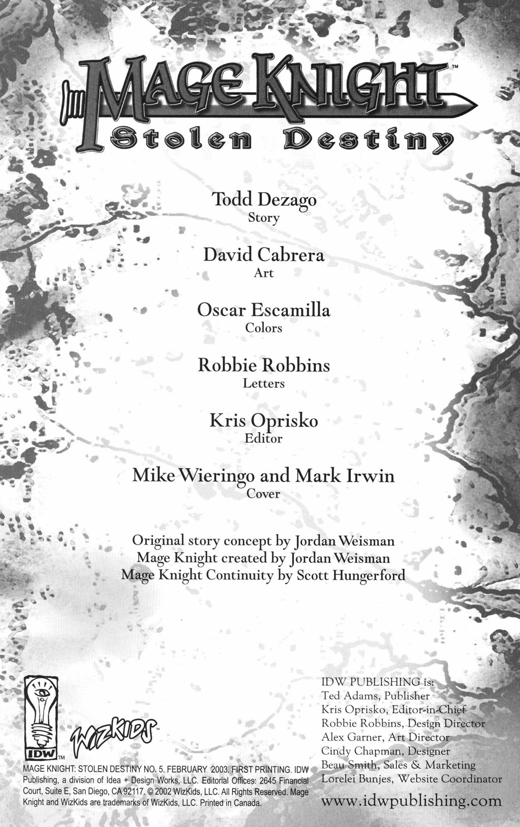 Read online Mage Knight: Stolen Destiny comic -  Issue #5 - 2