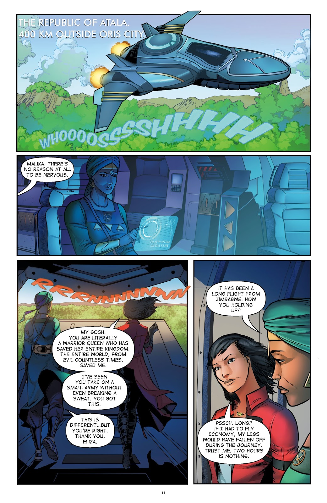 The Oloris: Heroes Will Unite issue TPB (Part 1) - Page 12