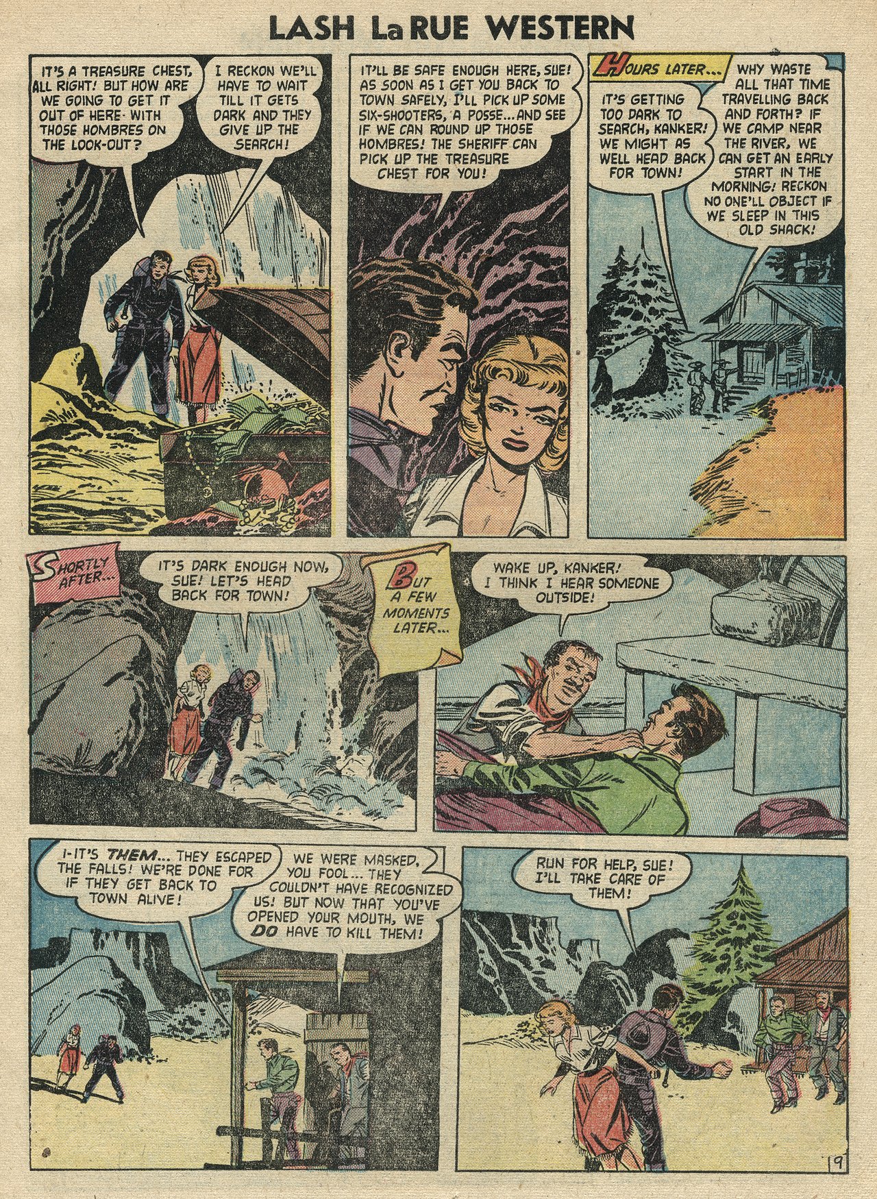 Read online Lash Larue Western (1949) comic -  Issue #47 - 11