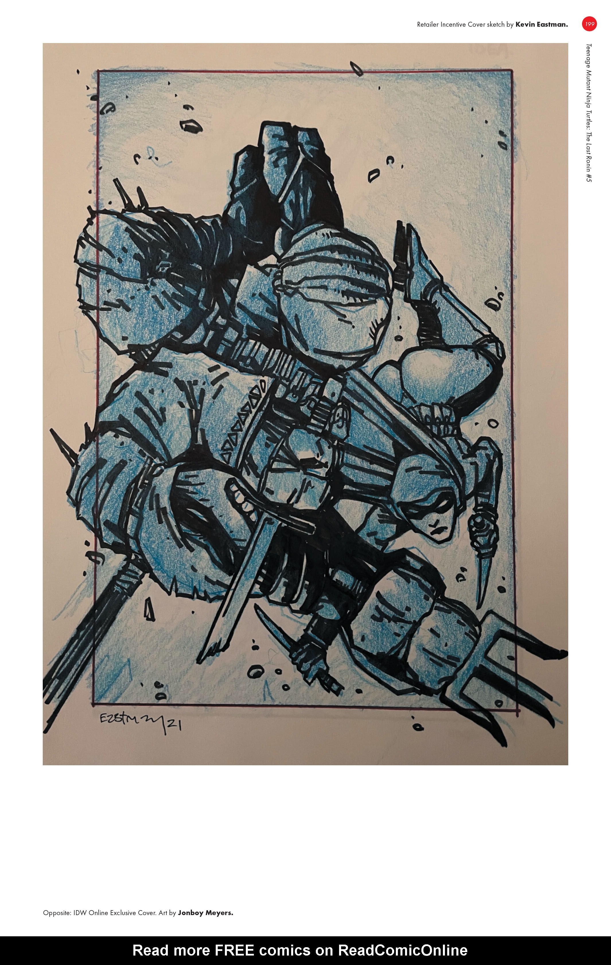 Read online Teenage Mutant Ninja Turtles: The Last Ronin - The Covers comic -  Issue # TPB (Part 2) - 88