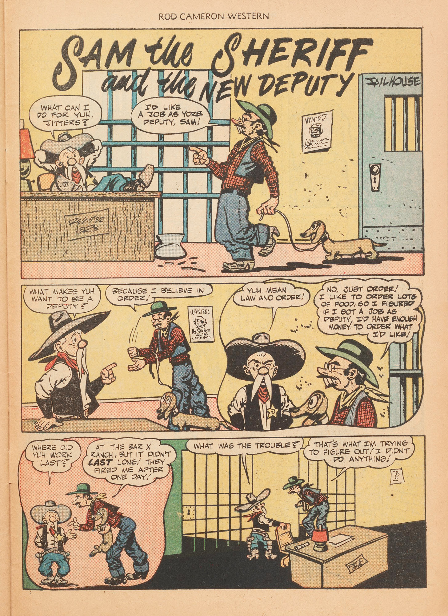 Read online Rod Cameron Western comic -  Issue #5 - 31