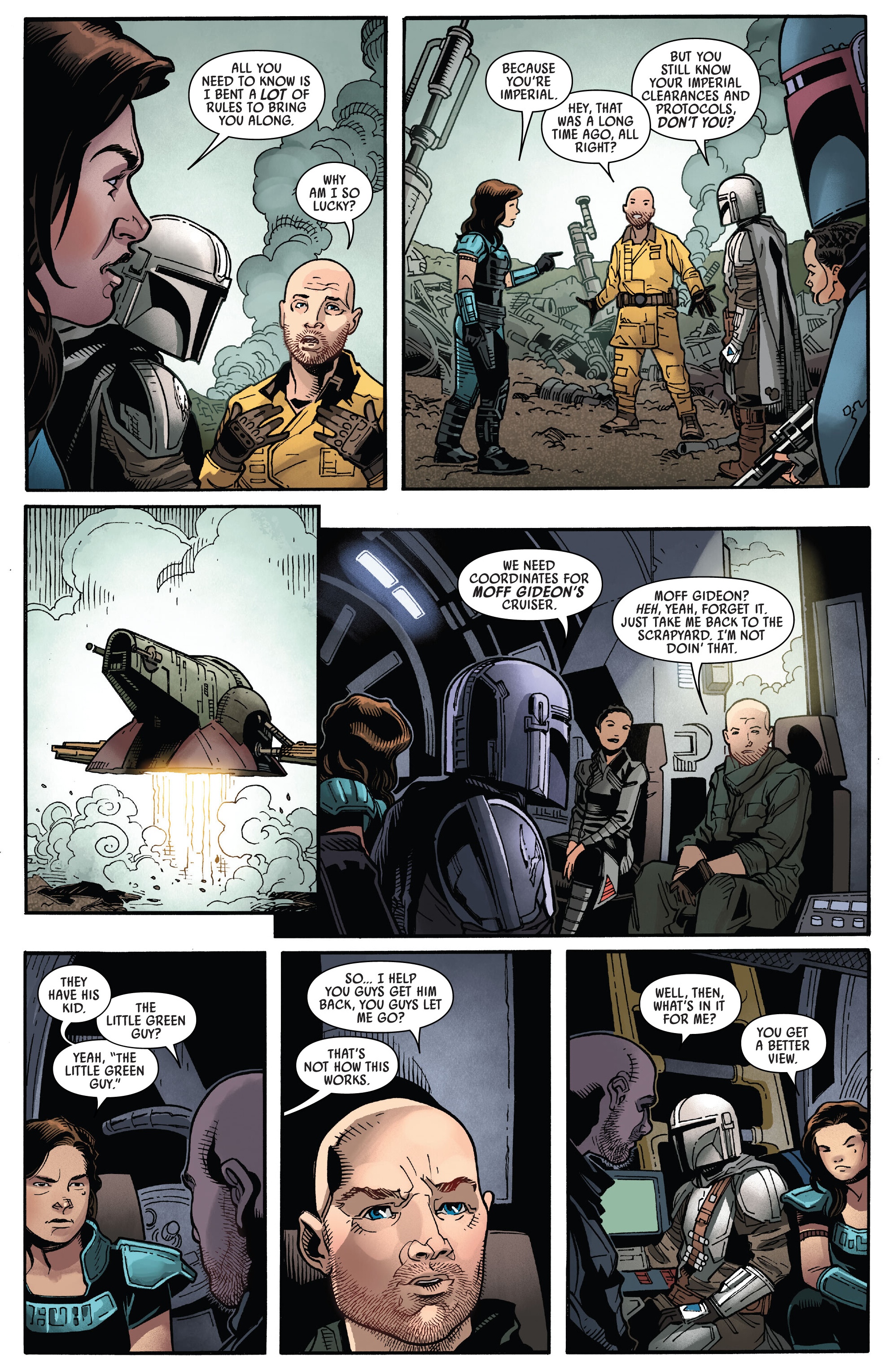 Read online Star Wars: The Mandalorian Season 2 comic -  Issue #7 - 5