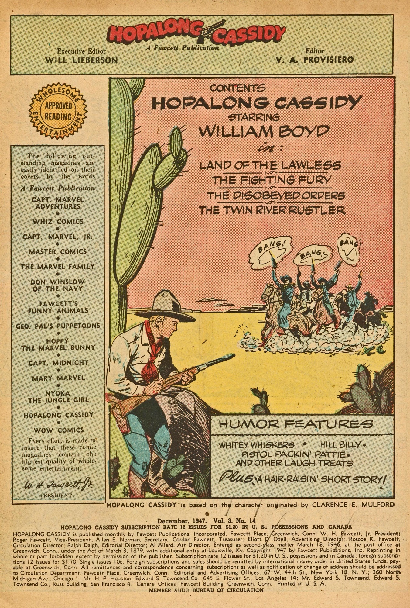 Read online Hopalong Cassidy comic -  Issue #14 - 3