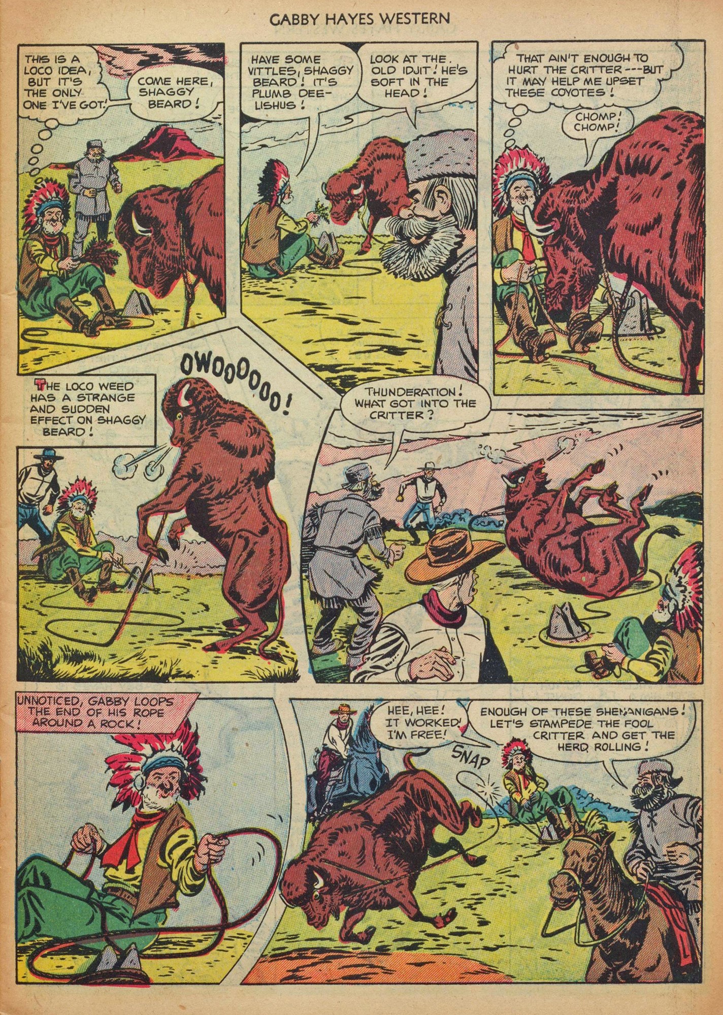 Read online Gabby Hayes Western comic -  Issue #44 - 7