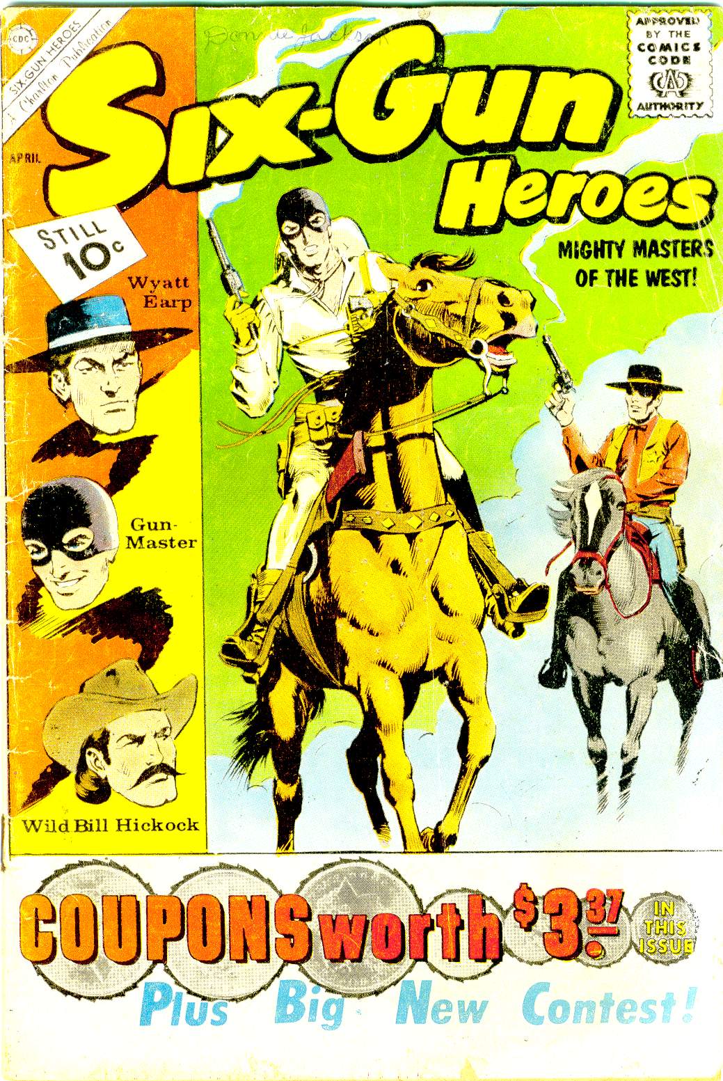Read online Six-Gun Heroes comic -  Issue #62 - 1