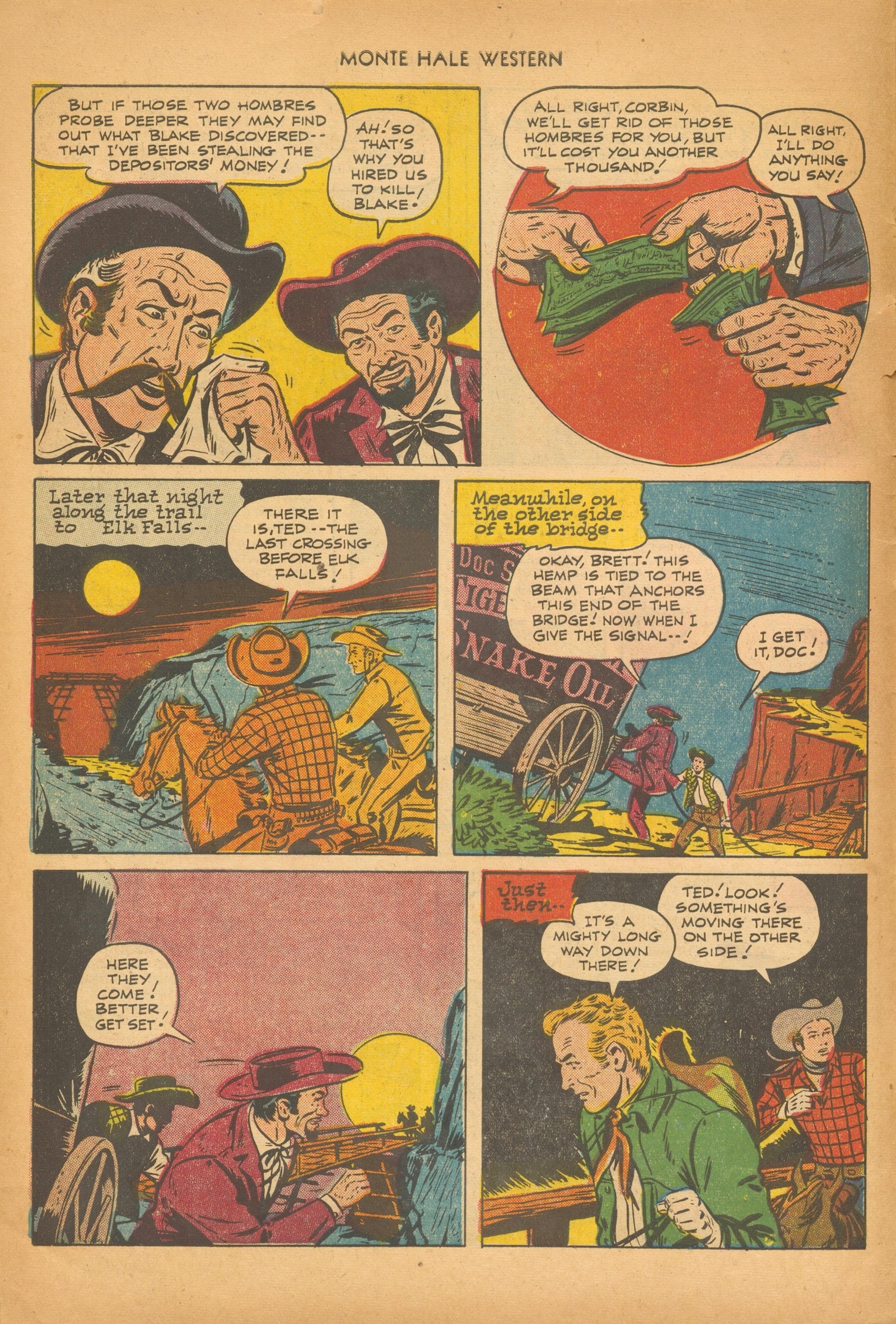 Read online Monte Hale Western comic -  Issue #76 - 6