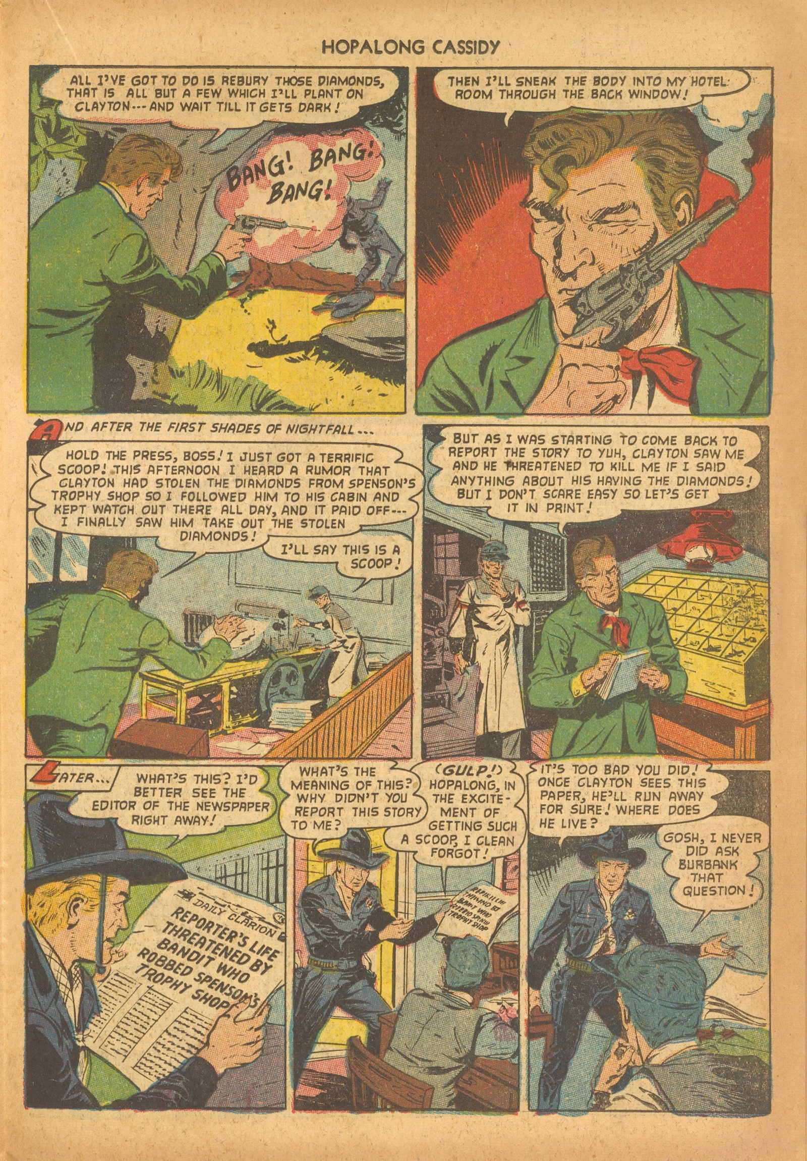 Read online Hopalong Cassidy comic -  Issue #73 - 19
