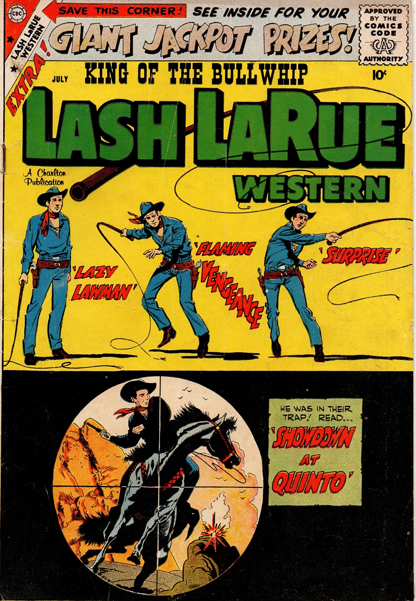 Read online Lash Larue Western (1949) comic -  Issue #73 - 1
