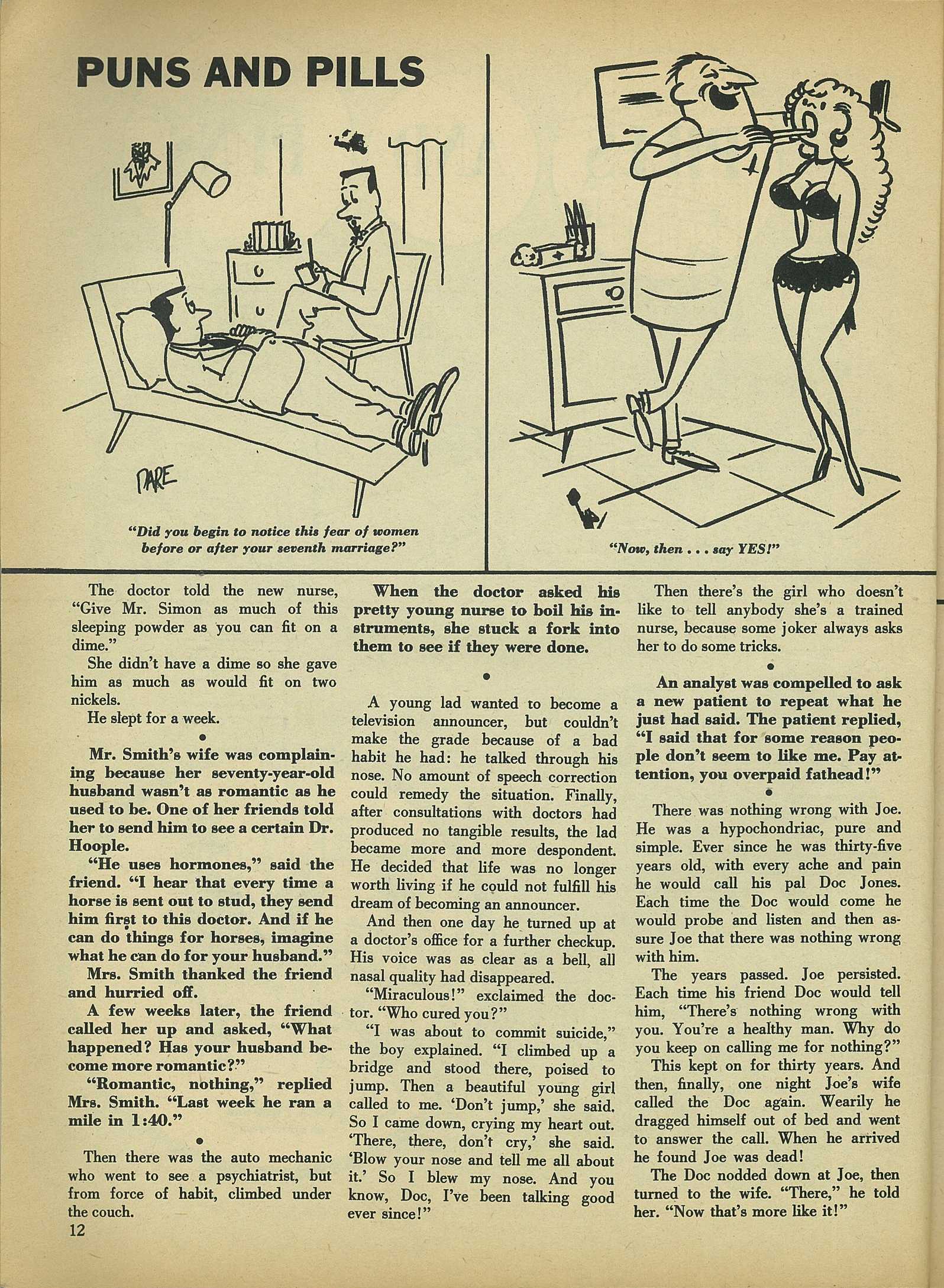 Read online Cartoons and Gags comic -  Issue #5 - 12