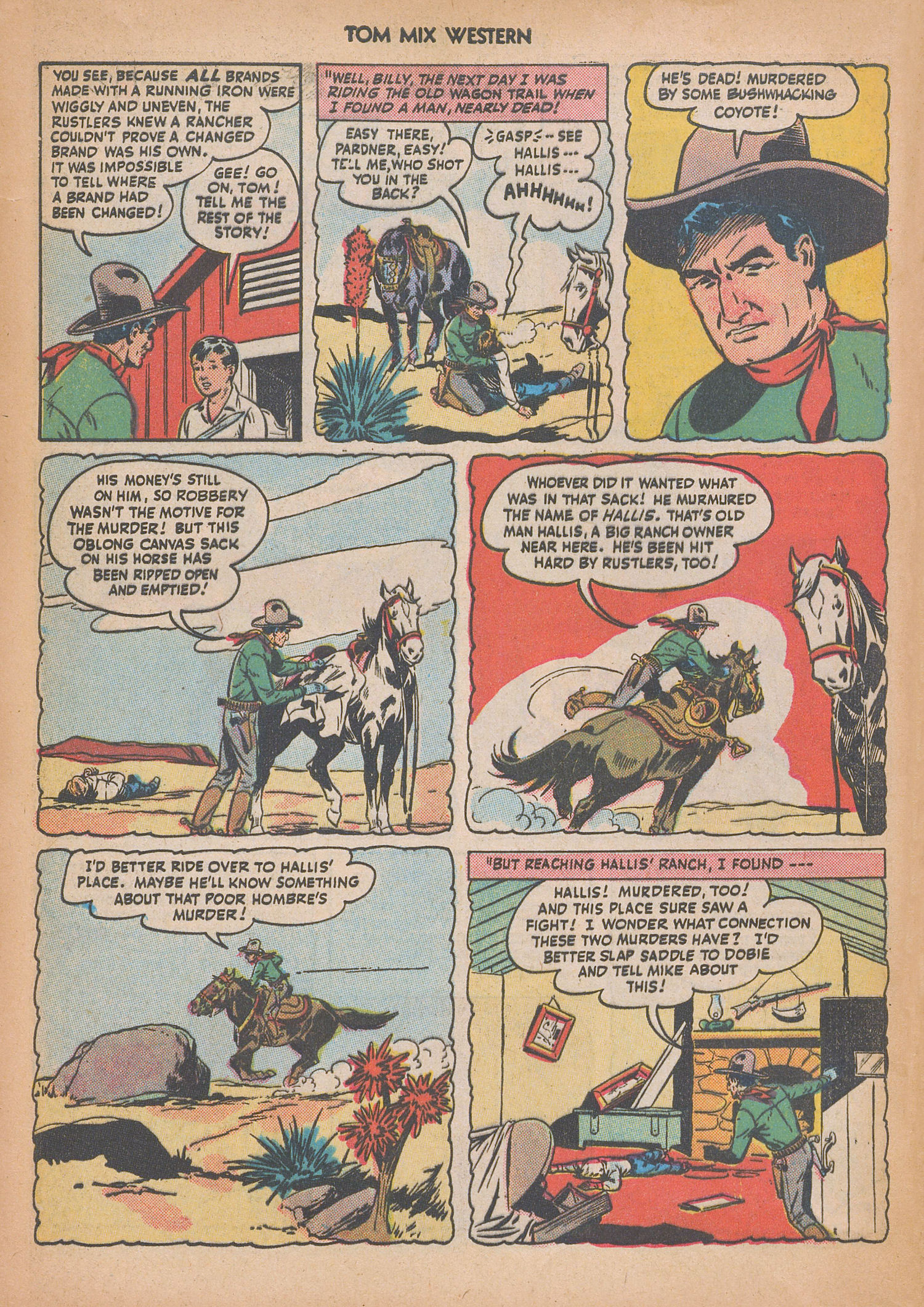Read online Tom Mix Western (1948) comic -  Issue #14 - 44