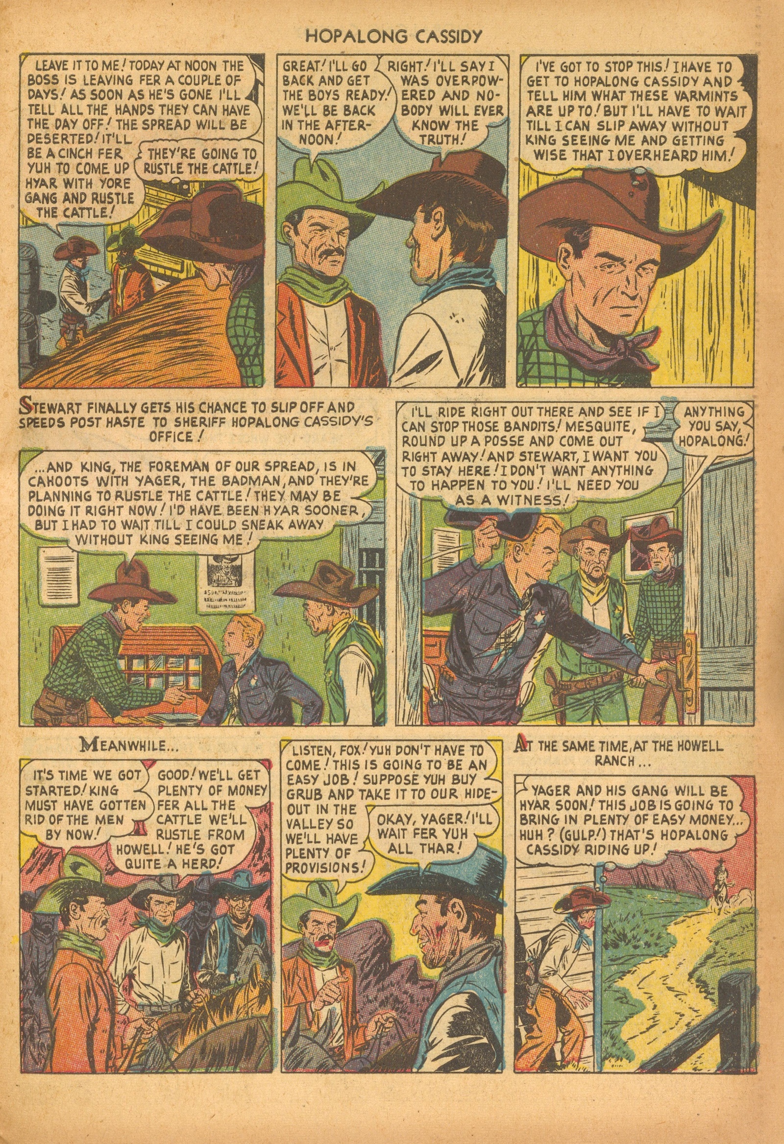 Read online Hopalong Cassidy comic -  Issue #73 - 27