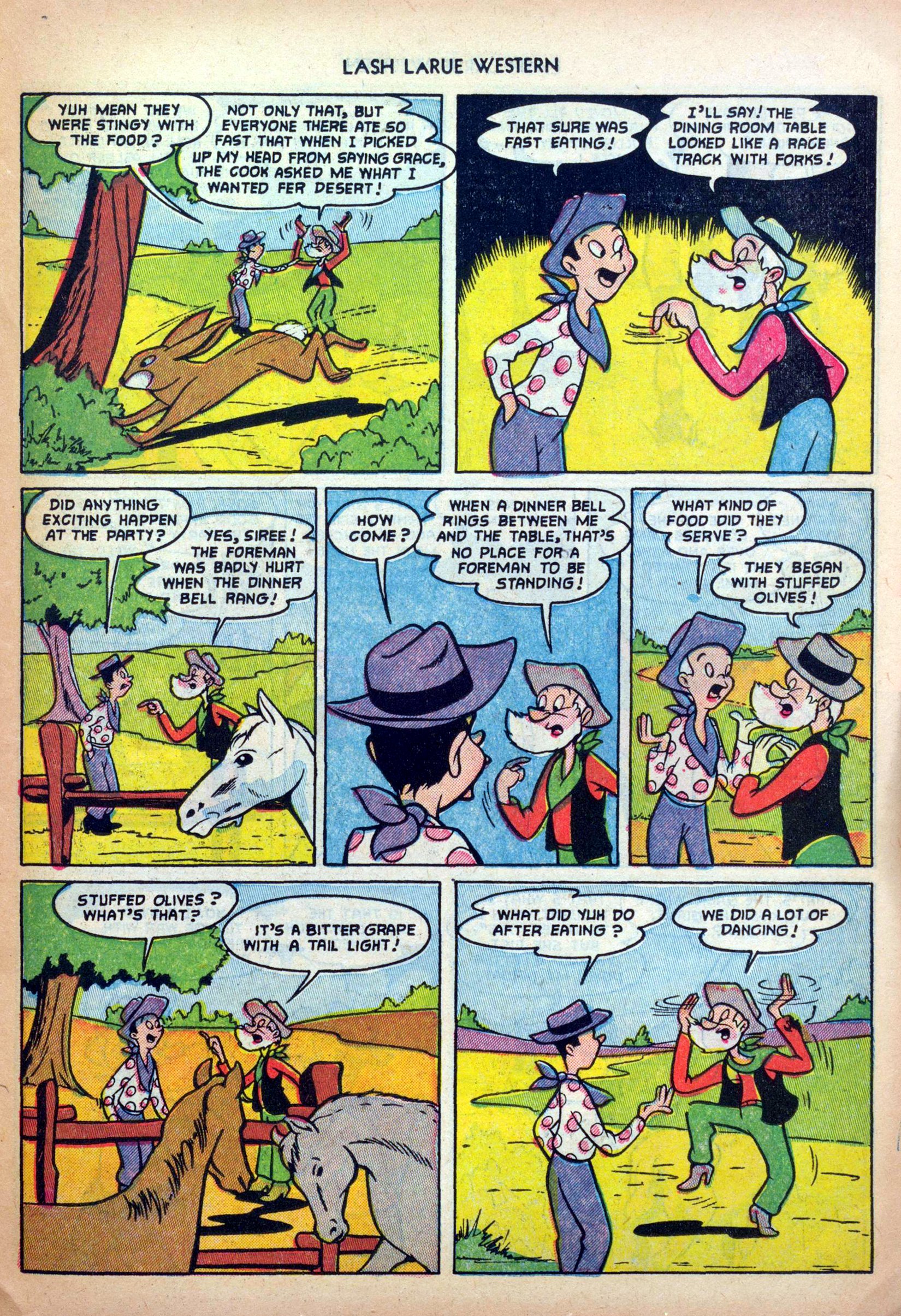 Read online Lash Larue Western (1949) comic -  Issue #31 - 15