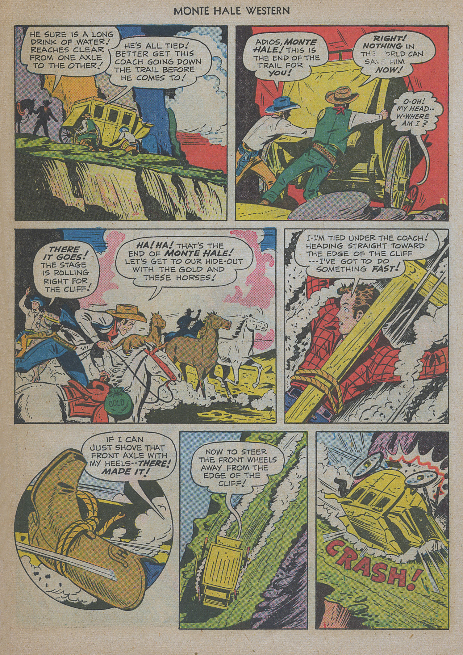 Read online Monte Hale Western comic -  Issue #47 - 47