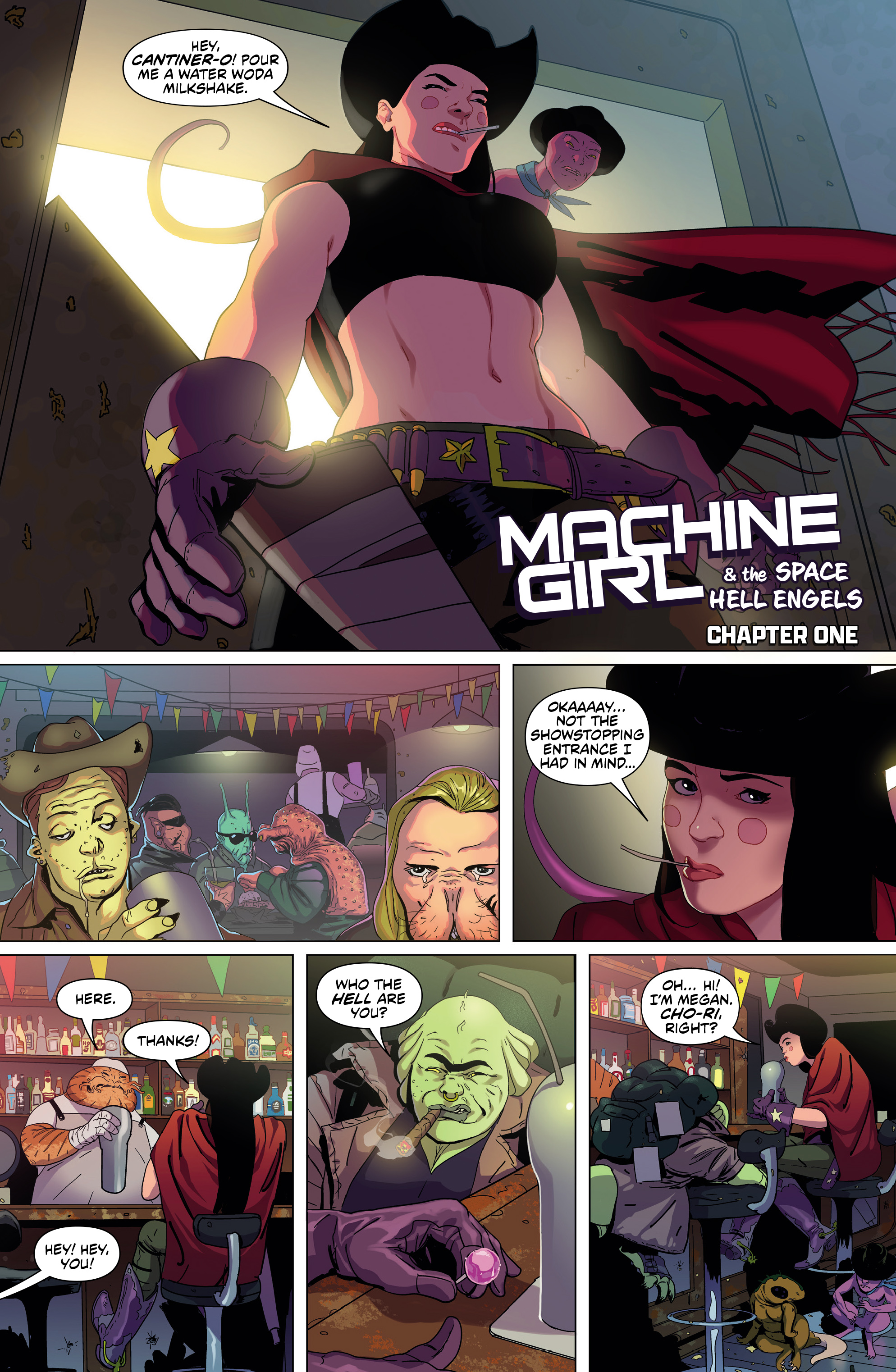 Read online Machine Girl & the Space Hell Engels comic -  Issue #1 - 5