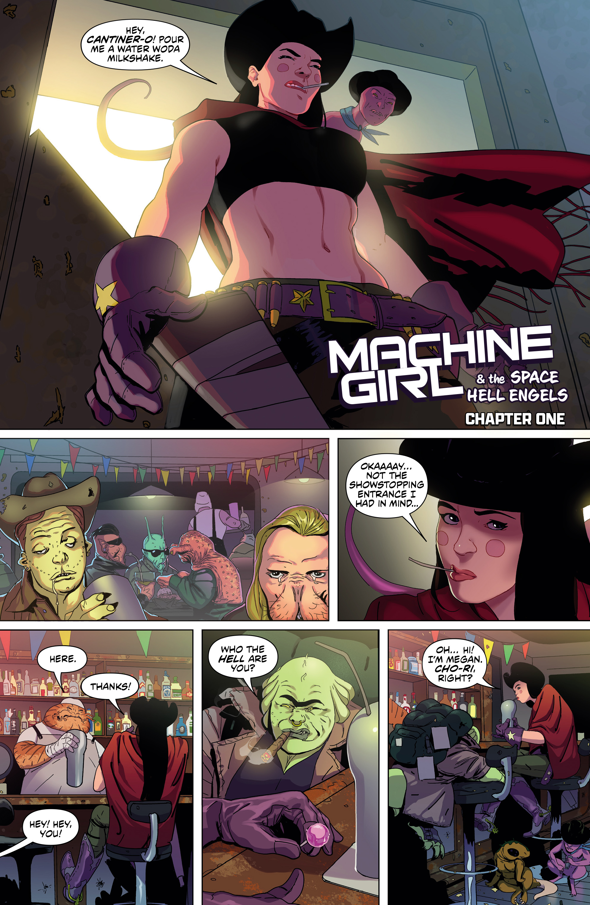 Read online Machine Girl & the Space Hell Engels comic -  Issue #1 - 5