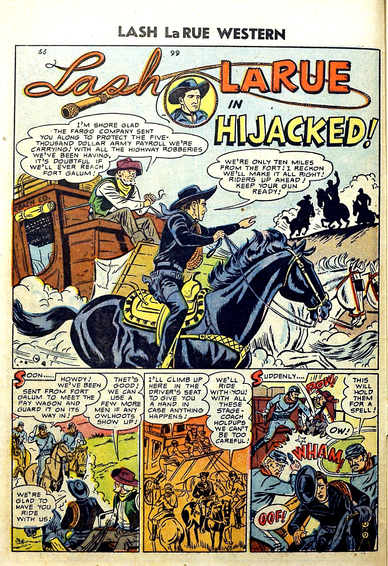 Read online Lash Larue Western (1949) comic -  Issue #51 - 12