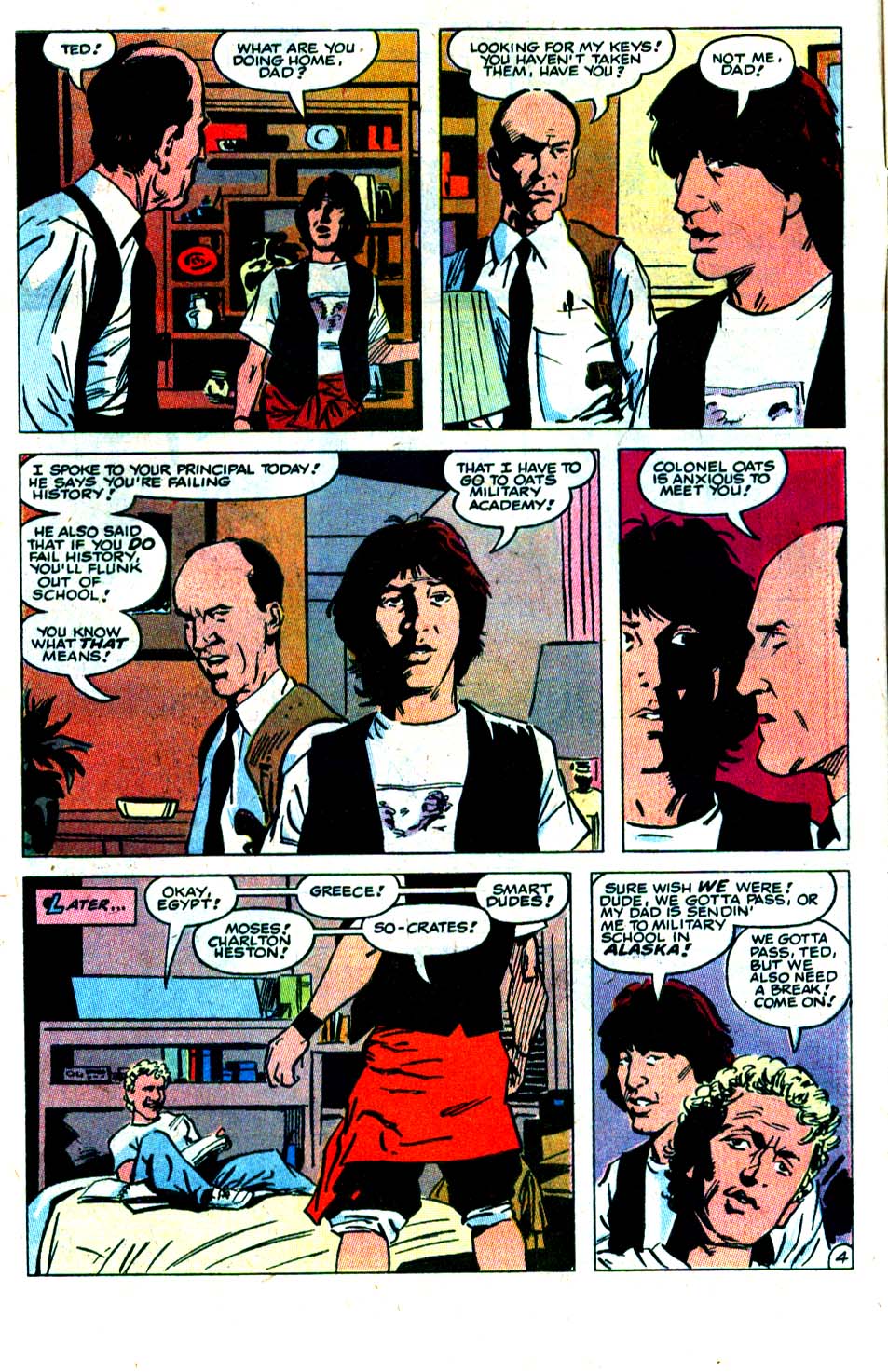 Read online Bill & Ted's Excellent Adventure comic -  Issue # Full - 4