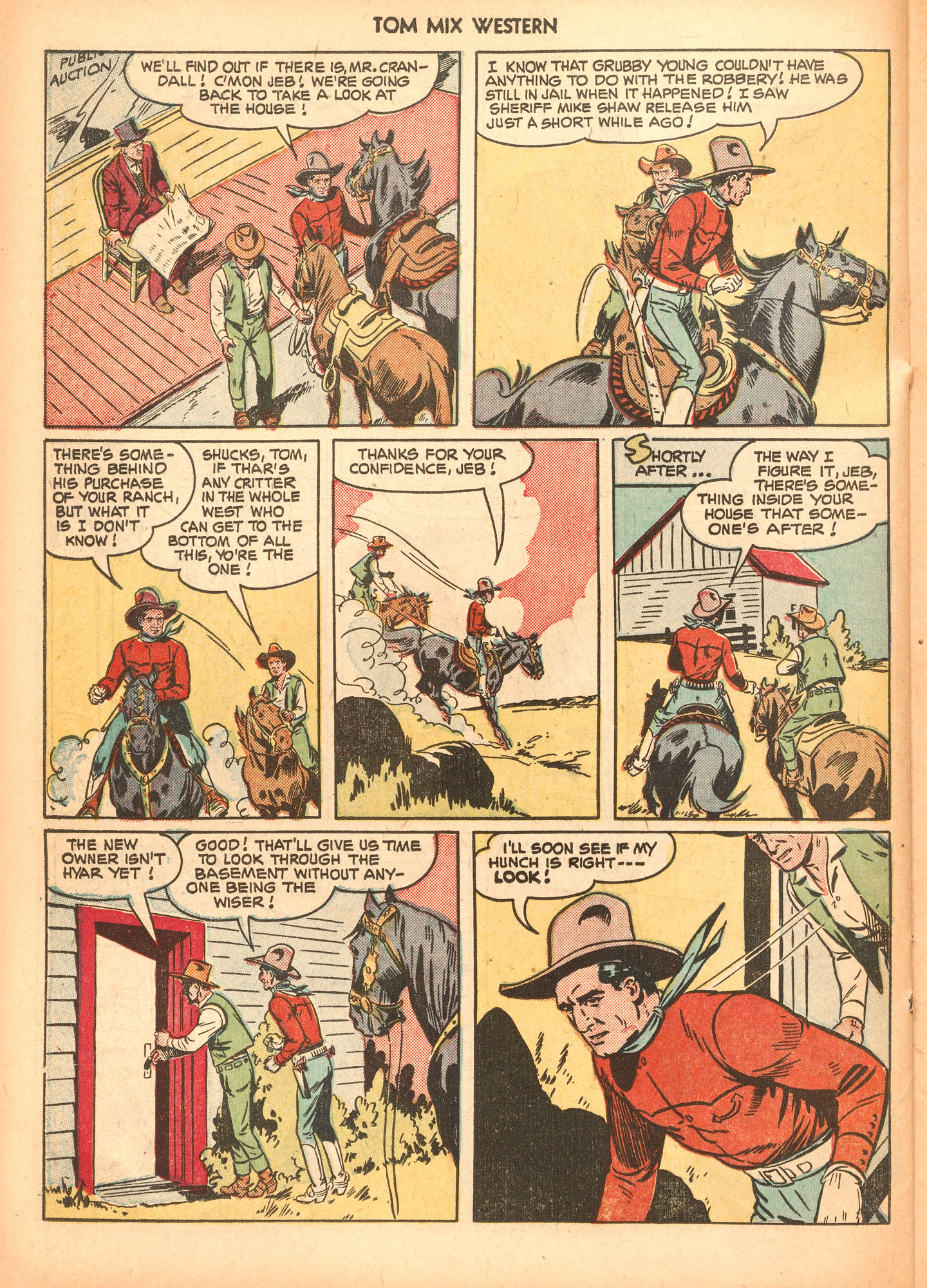 Read online Tom Mix Western (1948) comic -  Issue #40 - 30